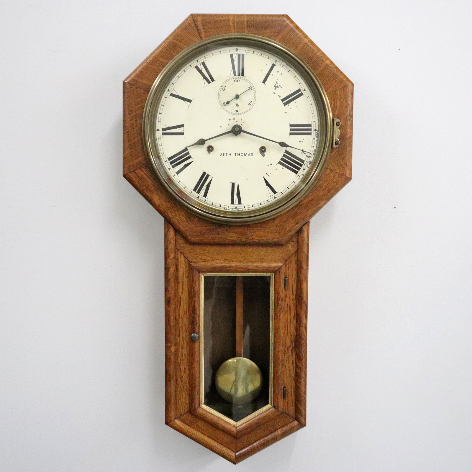 Seth Thomas World Schoolhouse Clock (1 of 4)