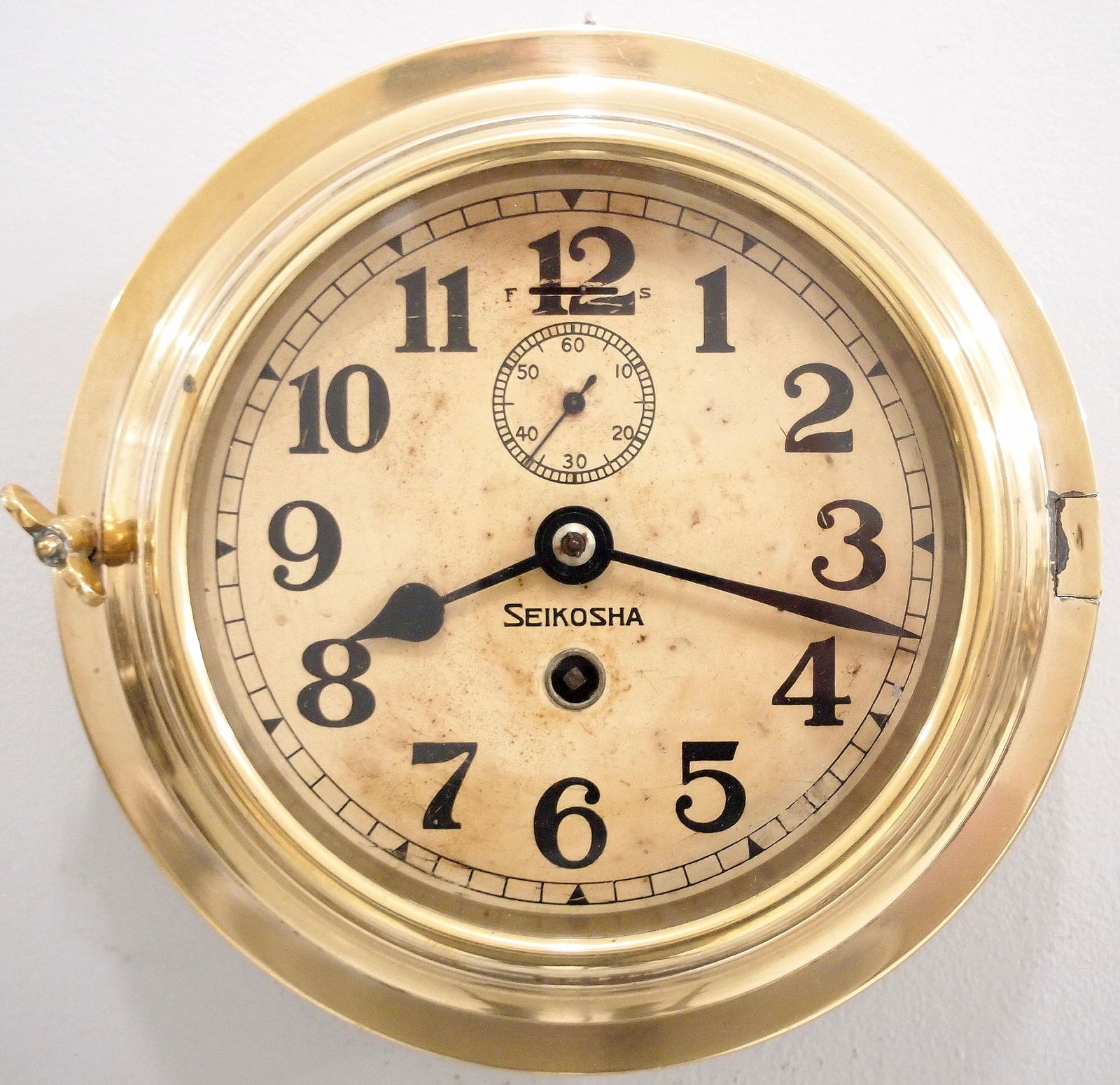 Japanese Brass Ship's Clock (1 of 3)