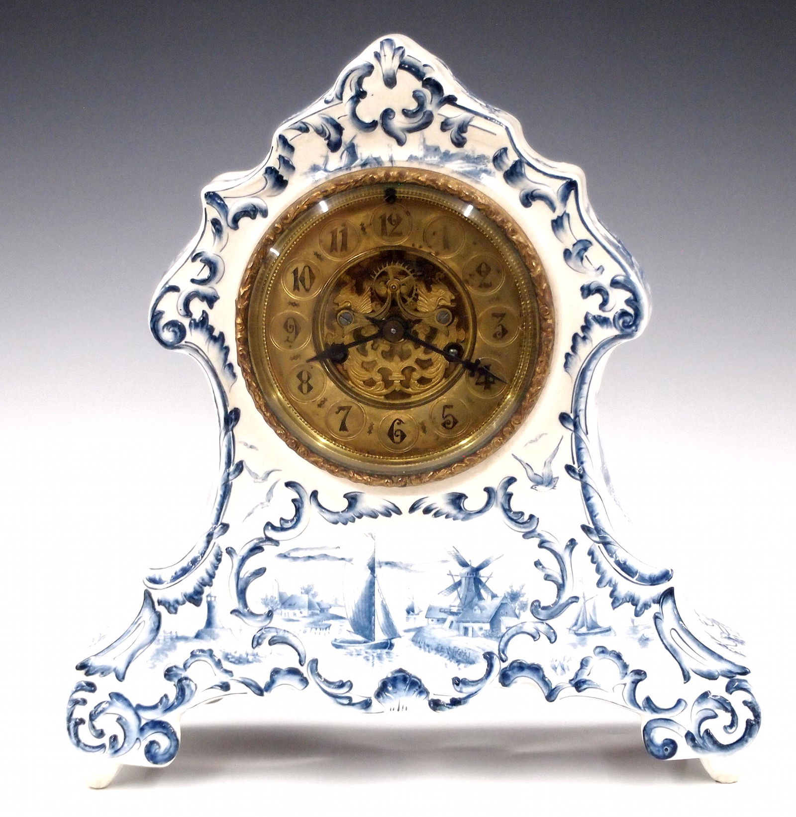 Waterbury China Shelf Clock (1 of 4)