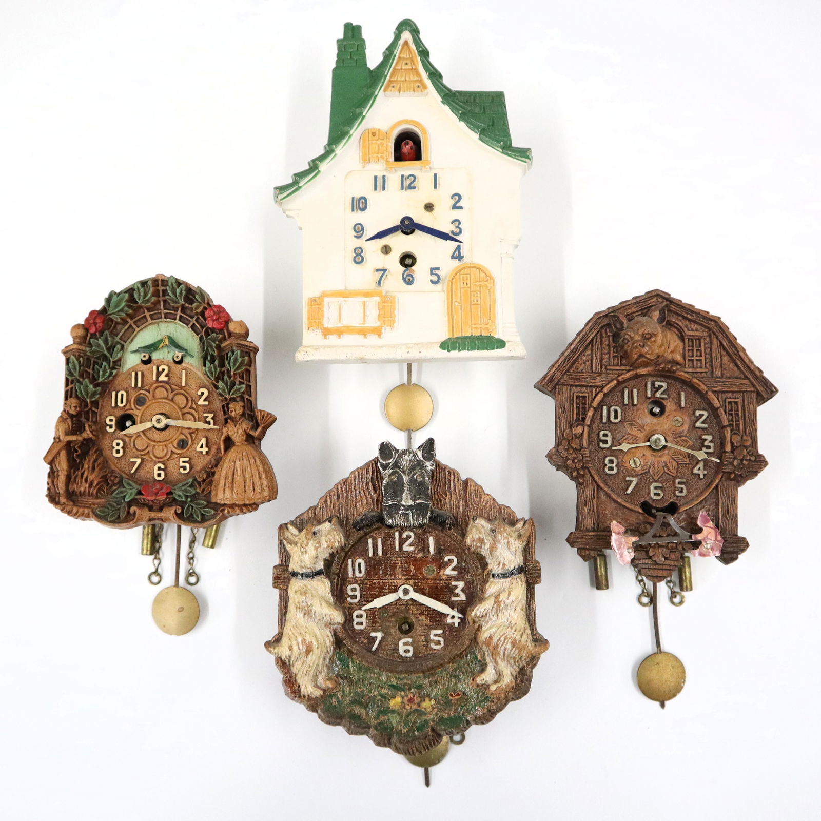 4 Lux Novelty Wall Clocks (1 of 1)