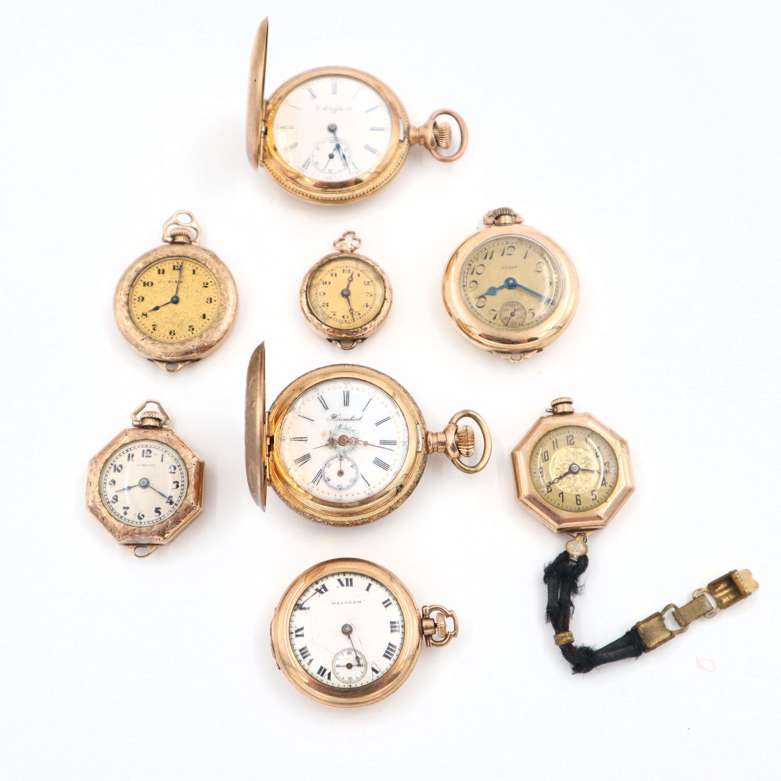 8 Gold Filled Ladies Watches (1 of 1)