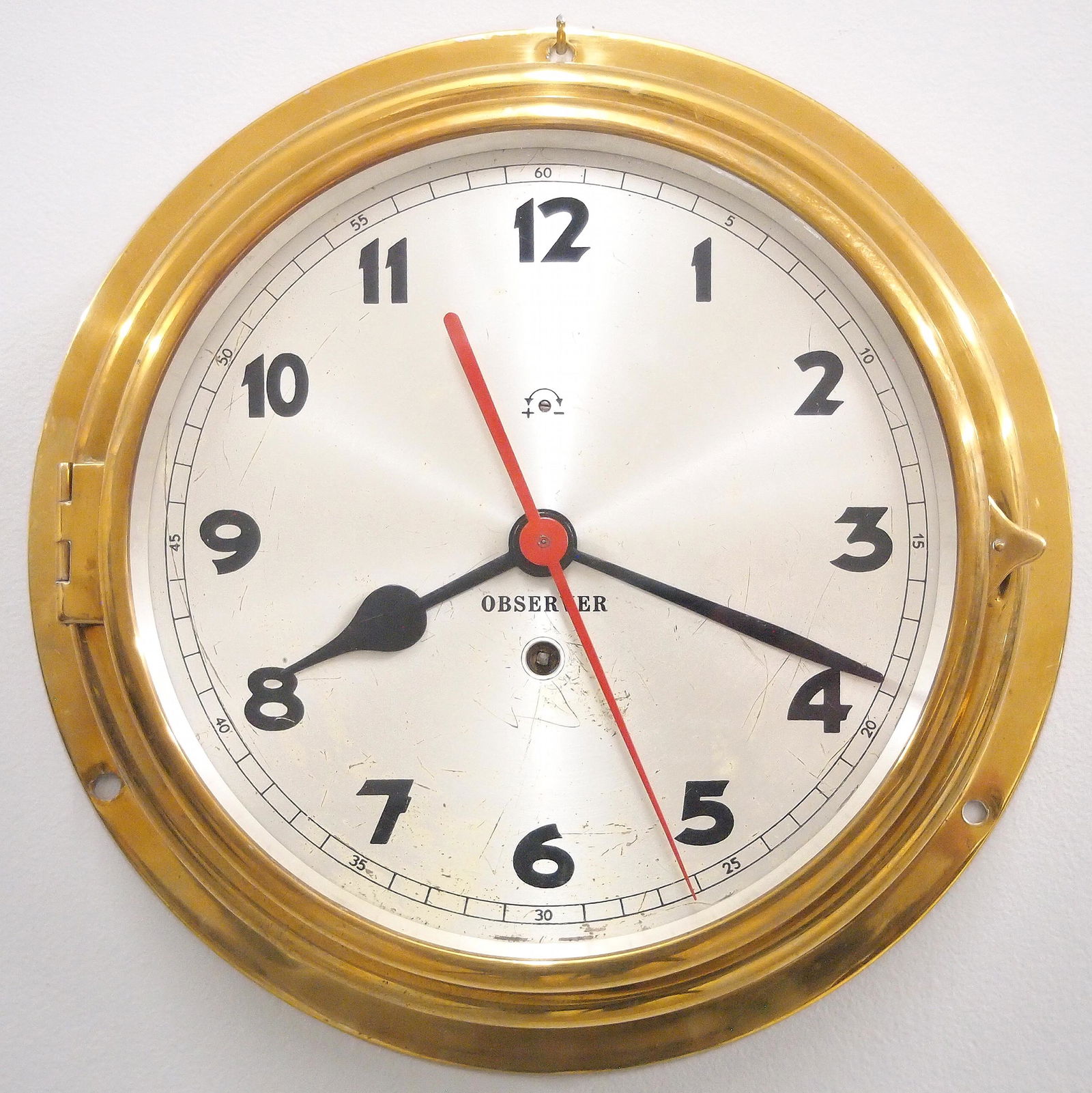 Observer Brass Ship's Clock (1 of 2)