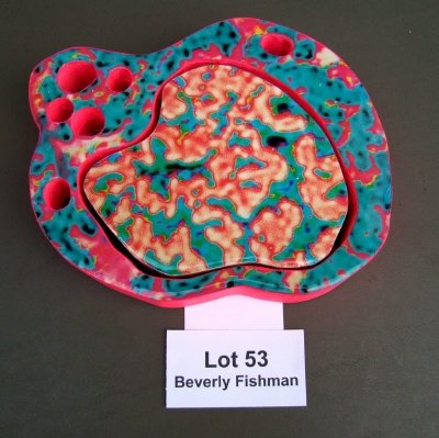 Beverly Fishman, b. 1955, American Artist, Photo-ba: Philip Smith, b.1952, American, Etching on paper "Untitled-1997", 41 1/2 x 29 1/2", #19 of 21, signed lower right, dated 1997. Archival framed, 32 1/2 x 44". Includes the original receipt from David K