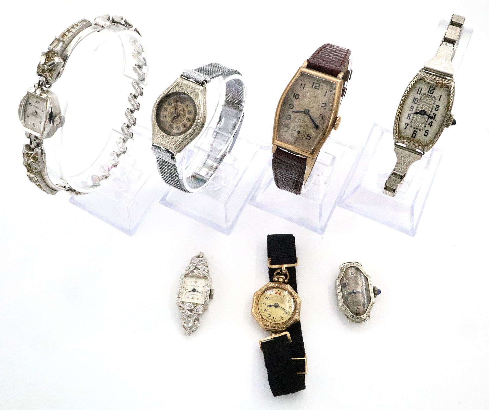 7 Gold Ladies Wristwatches (1 of 1)