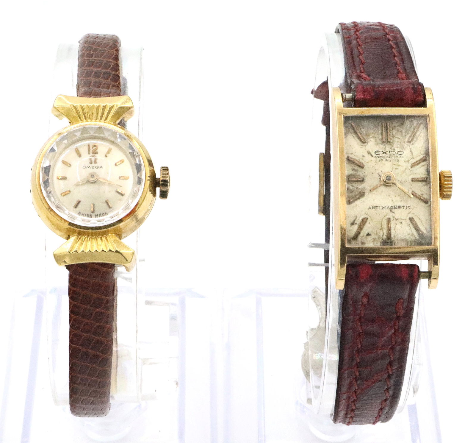 2 18k Gold Ladies Wristwatches (1 of 8)