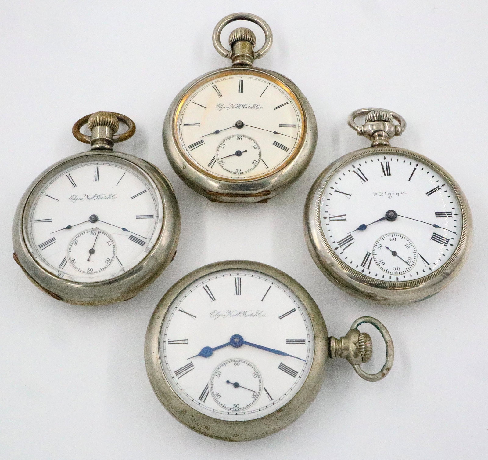 4 Elgin Pocket Watches (1 of 3)