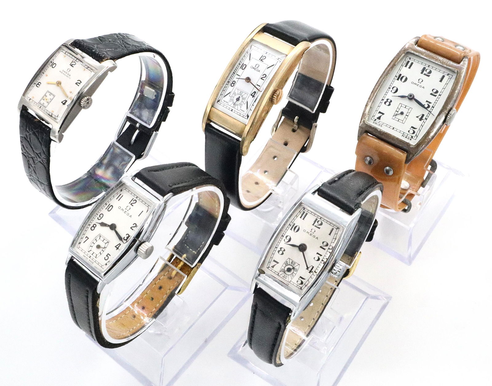 5 Omega Ladies Wristwatches (1 of 1)