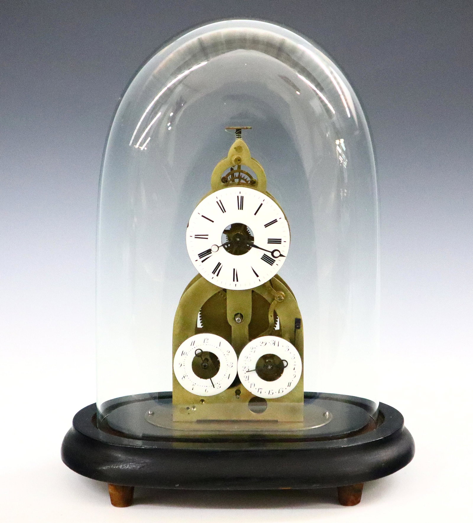 Diminutive French Skeleton Clock (1 of 4)