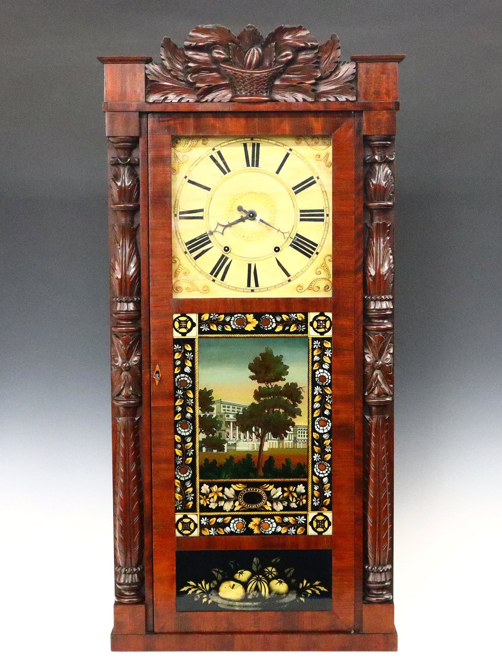 F Heisley Column And Splat Shelf Clock (1 of 5)