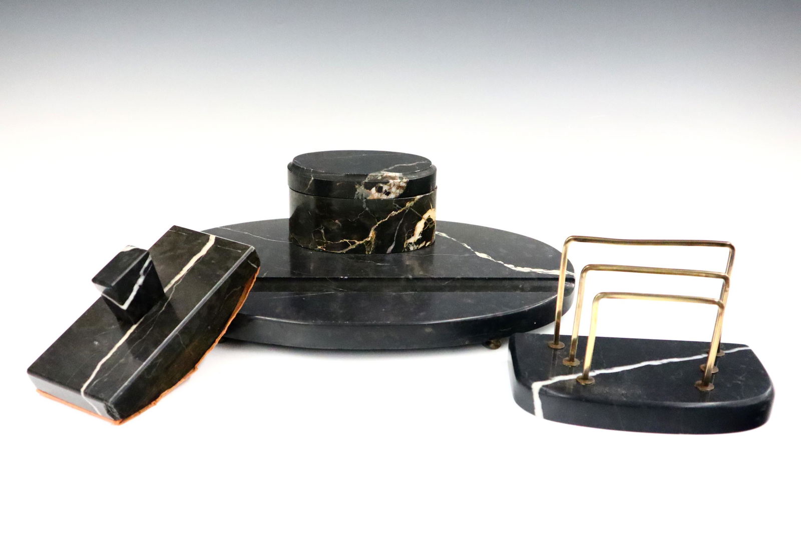 French Art Deco Desk Set (1 of 2)