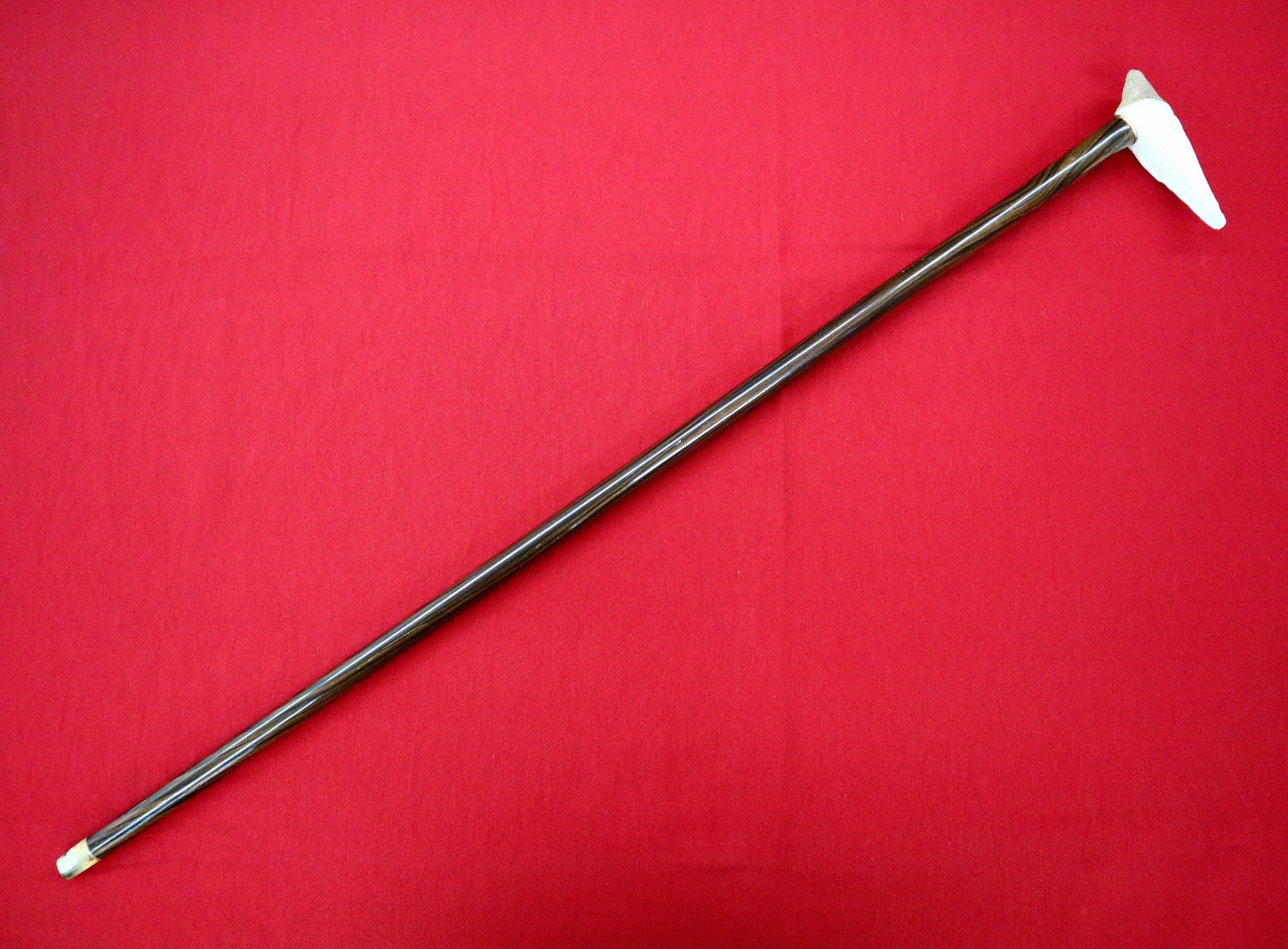 Carved Impactite Cane (1 of 4)