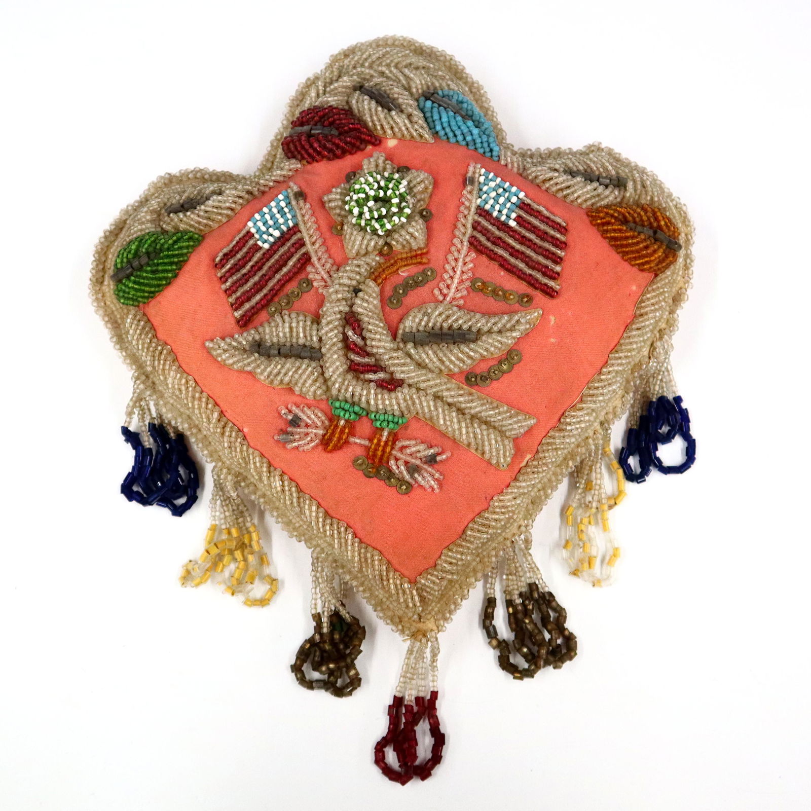 Iroquois Beaded Whimsey Pillow (1 of 2)