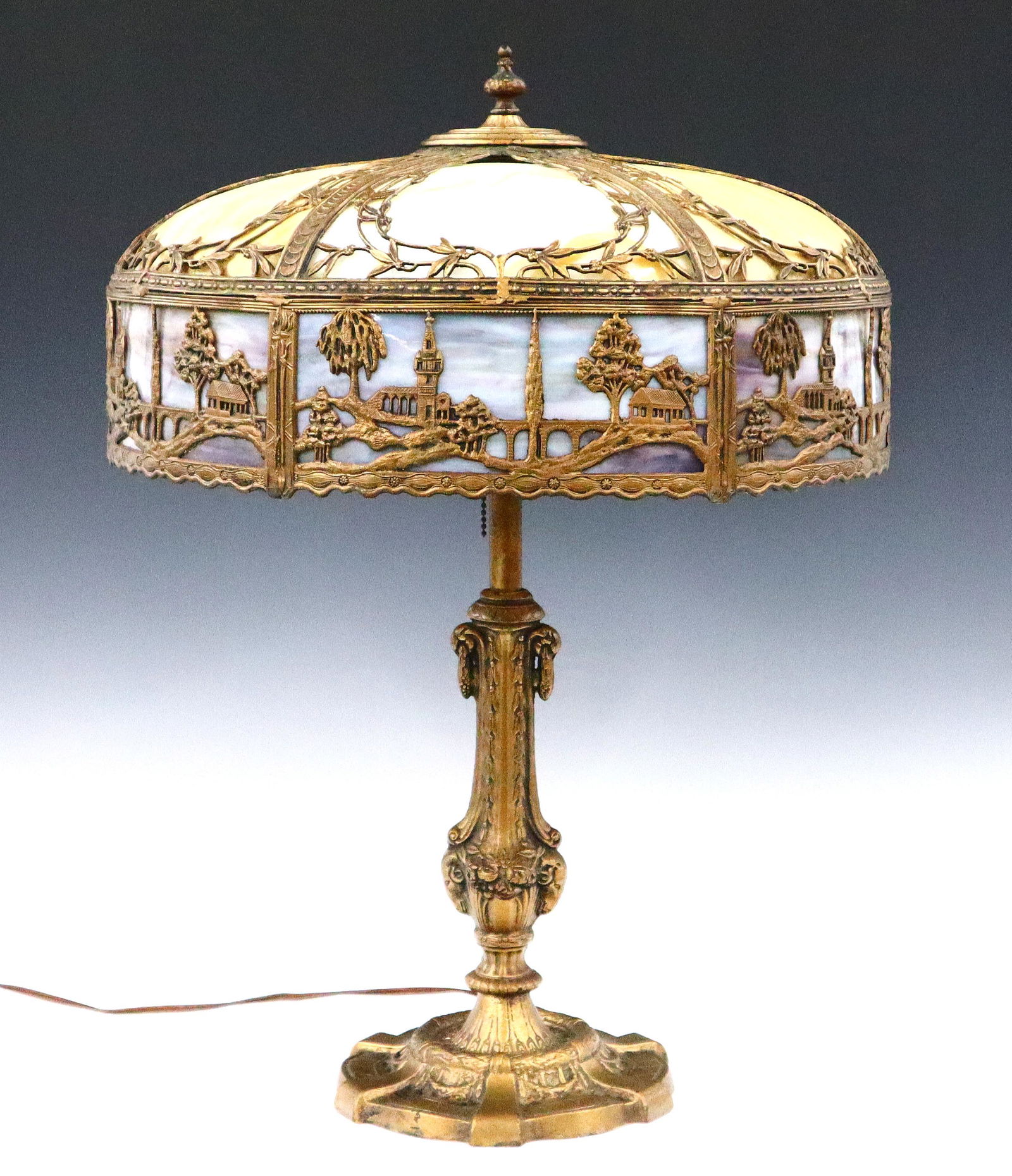 Chicago Mosaic Table Lamp (1 of 3)