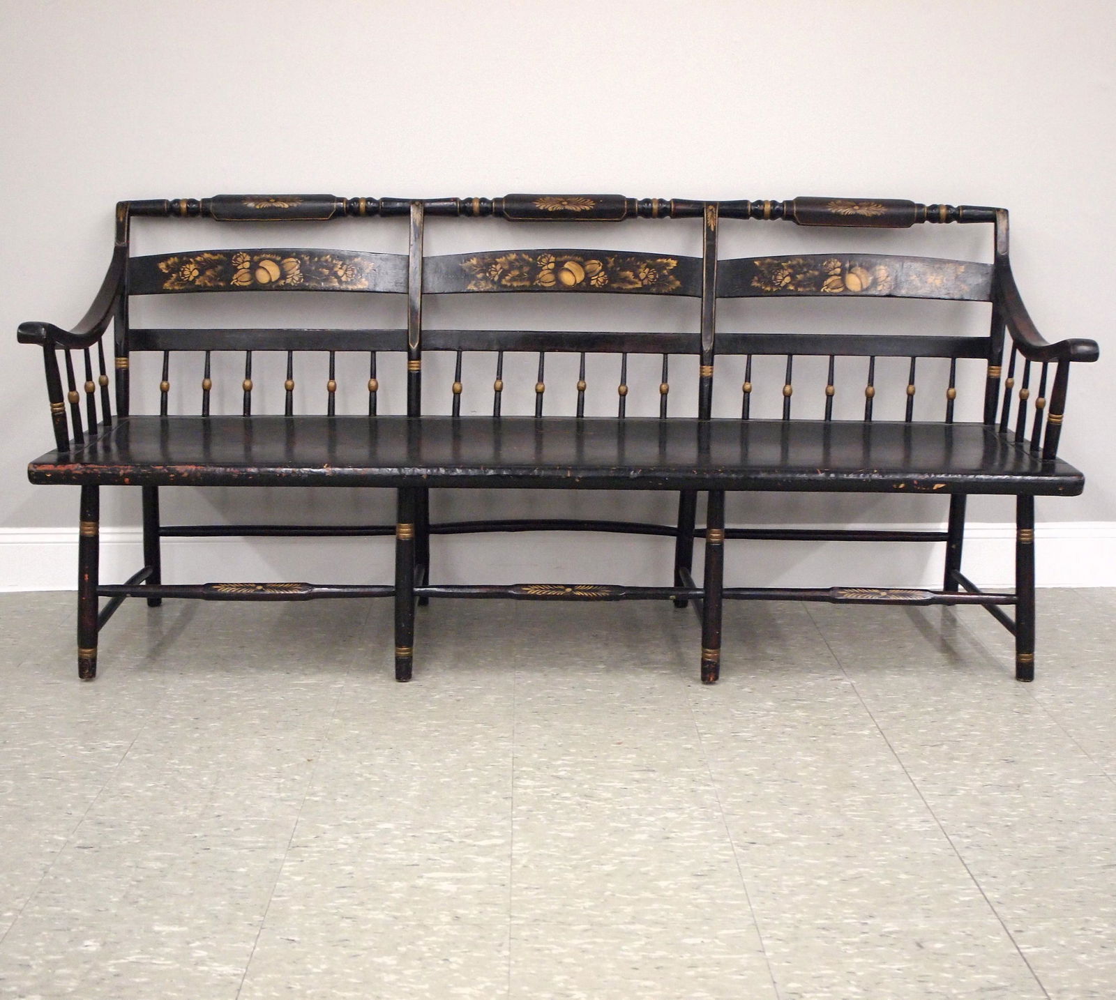 Painted Hall Bench (1 of 4)