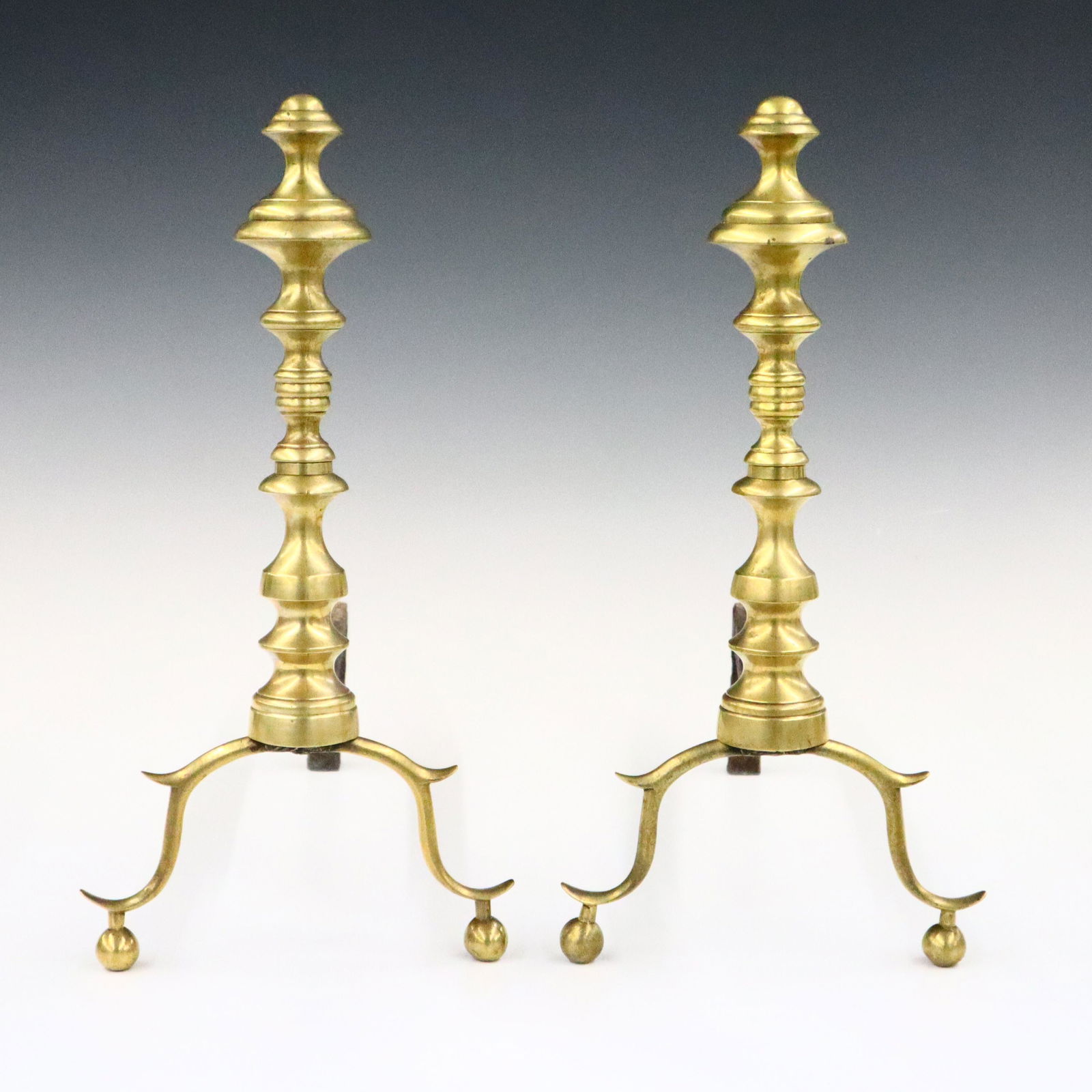 Pair of Brass Andirons (1 of 2)