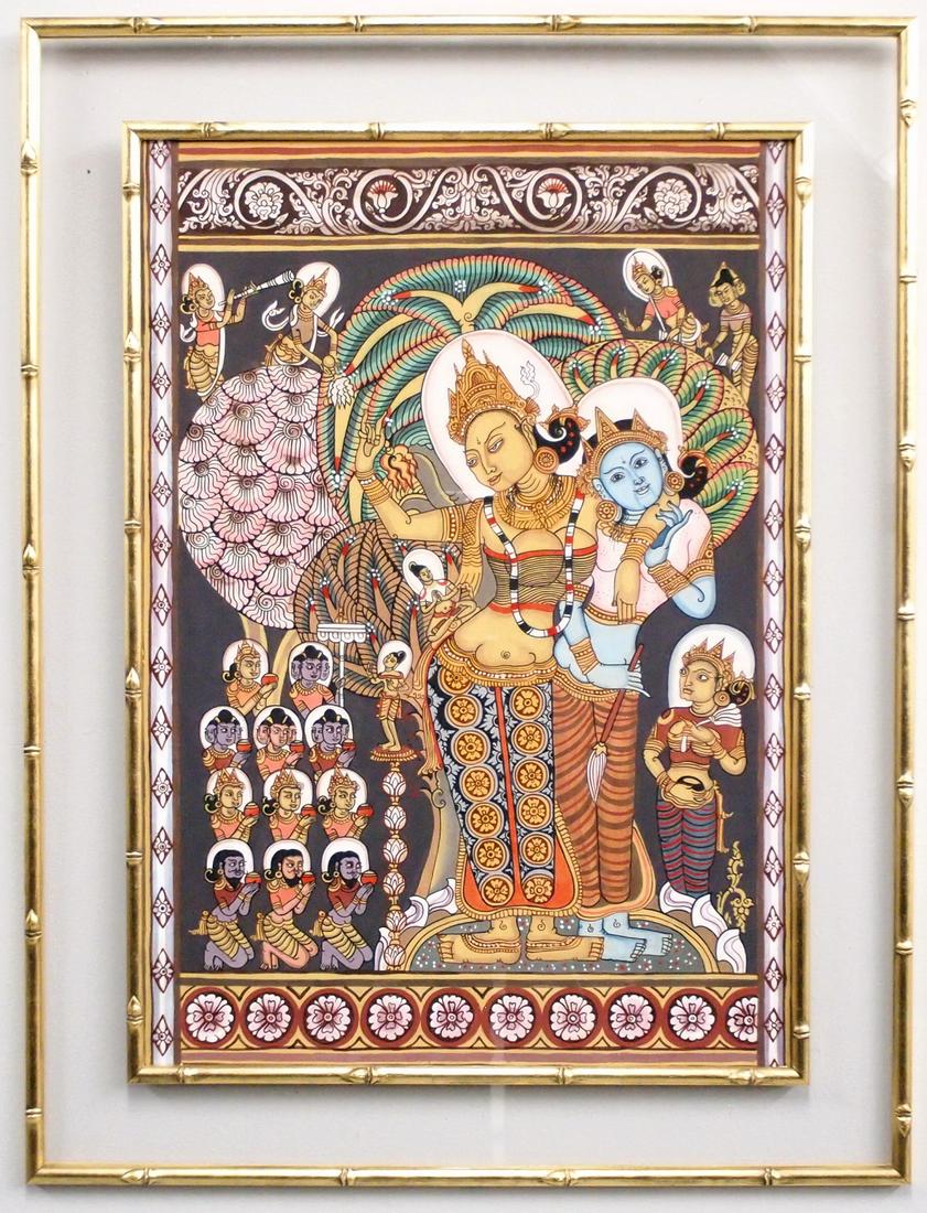 Indian Silk Painting (1 of 3)