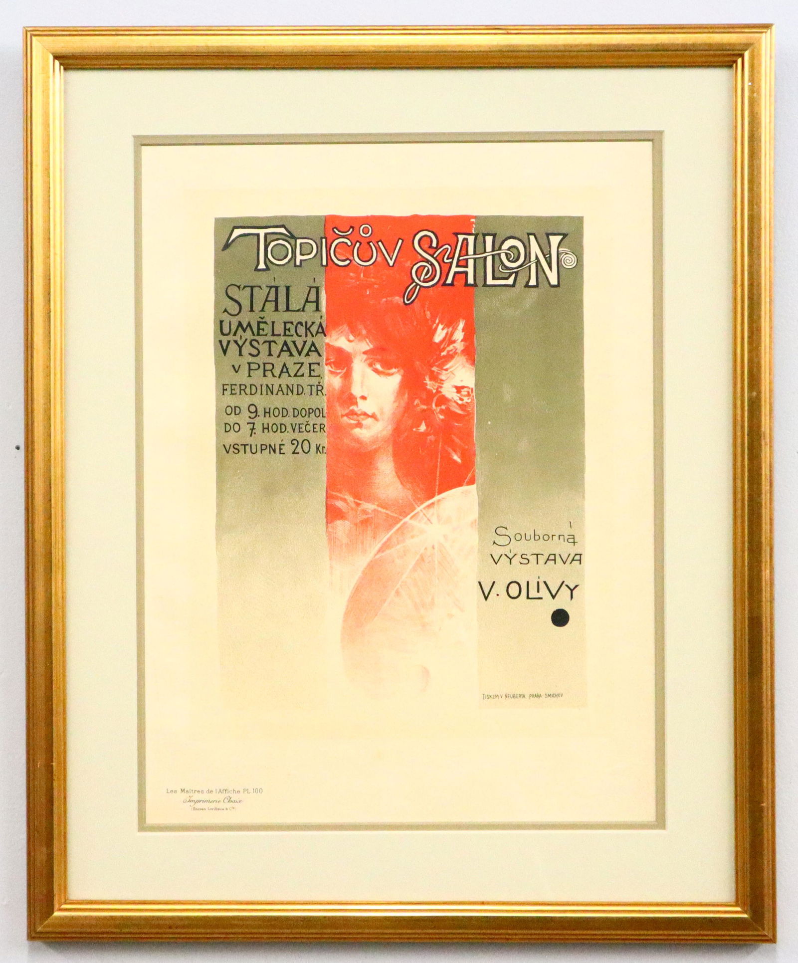 V. Oliva French Poster (1 of 3)