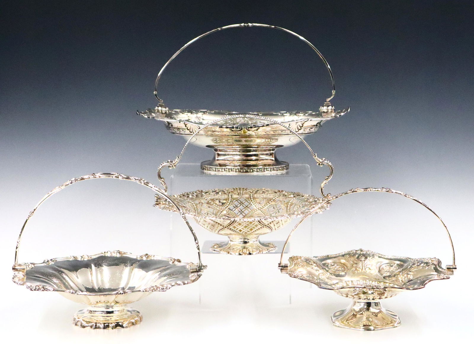 4 Silverplate Brides Baskets (1 of 1)