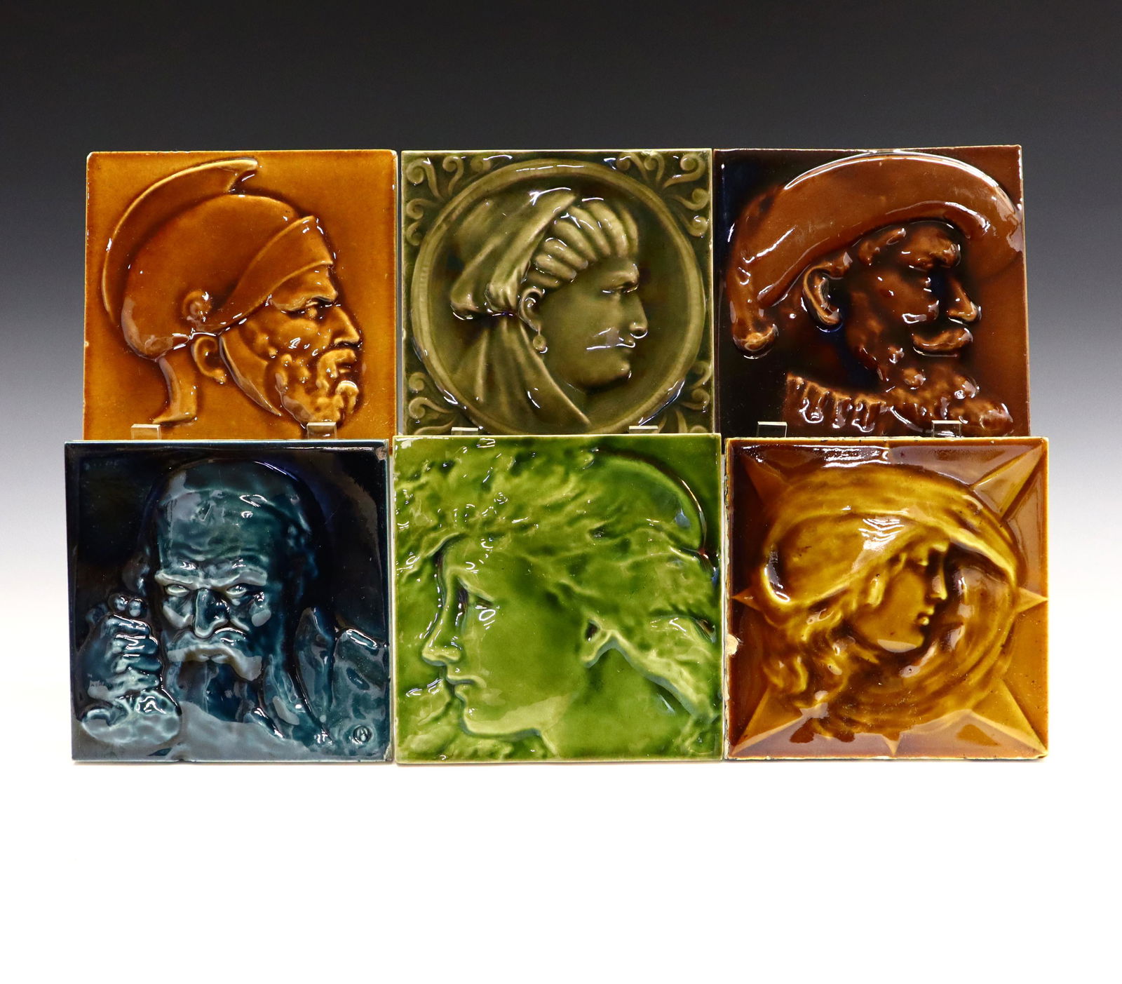 6 American & English tiles (1 of 2)