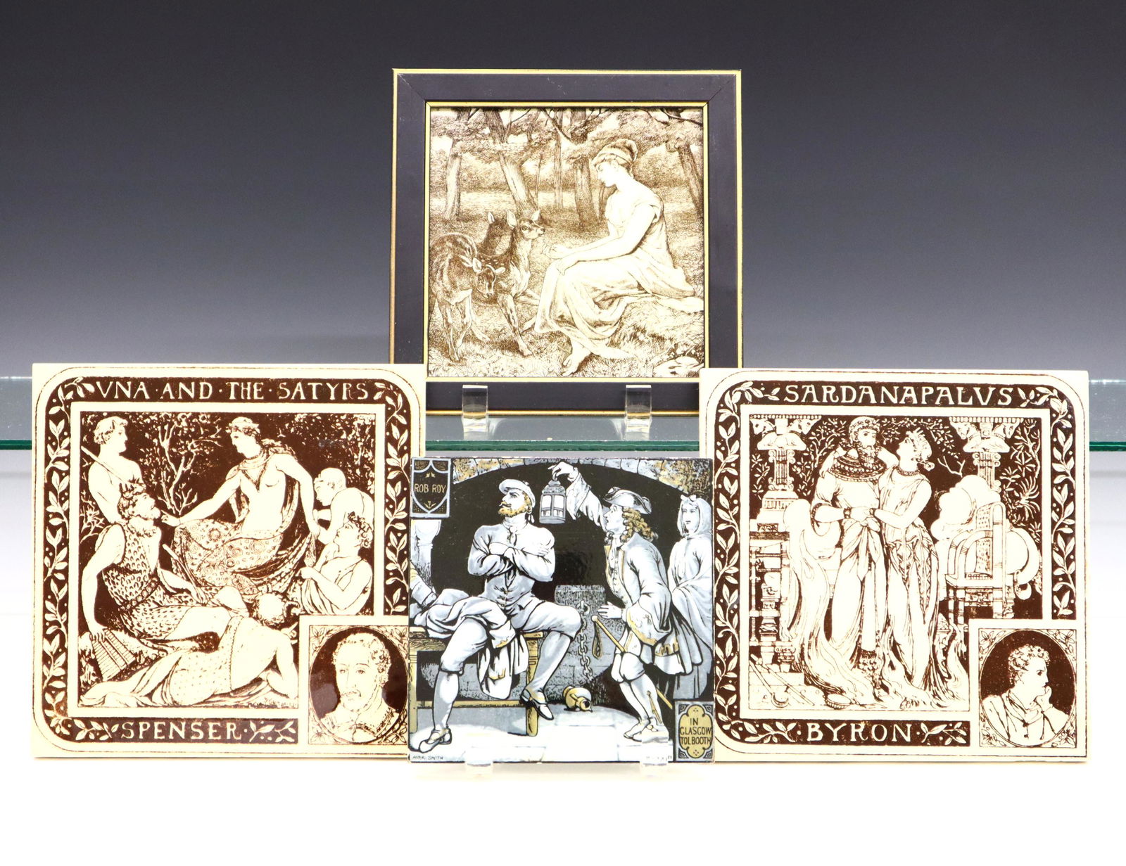 4 Minton Hollins Tiles (1 of 2)