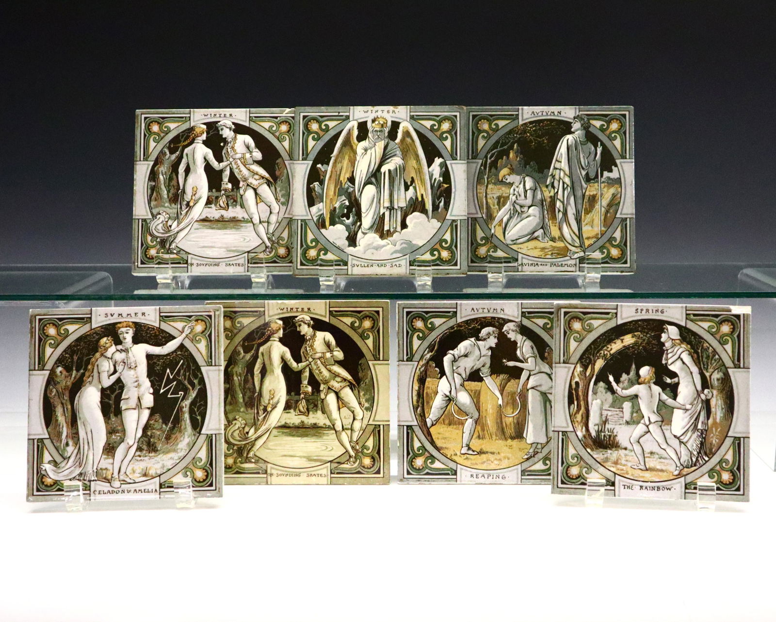 7 Minton Tiles (1 of 2)