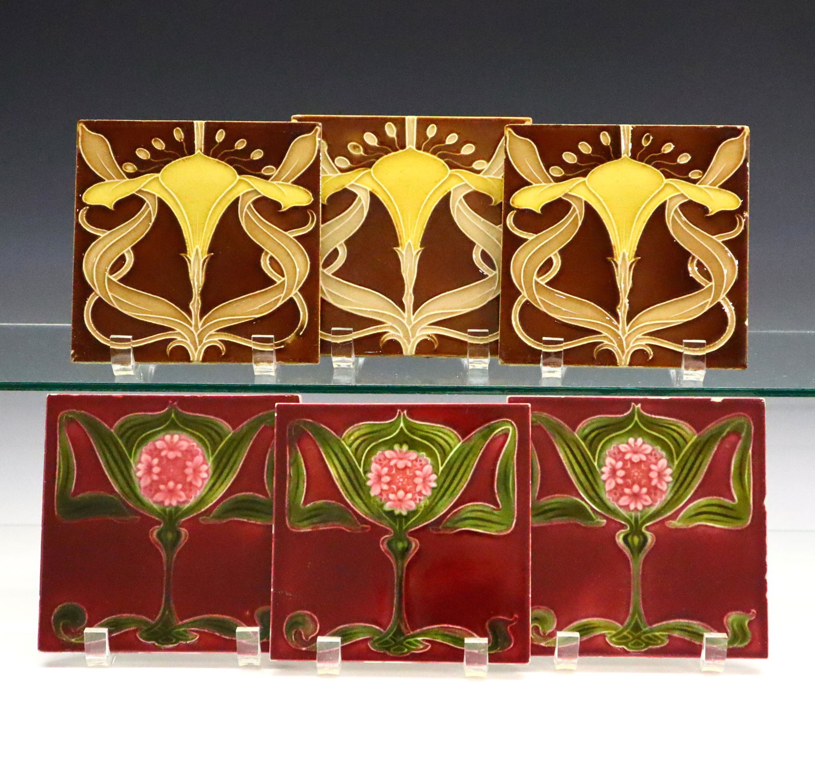 6 Art Nouveau Tiles (1 of 2)