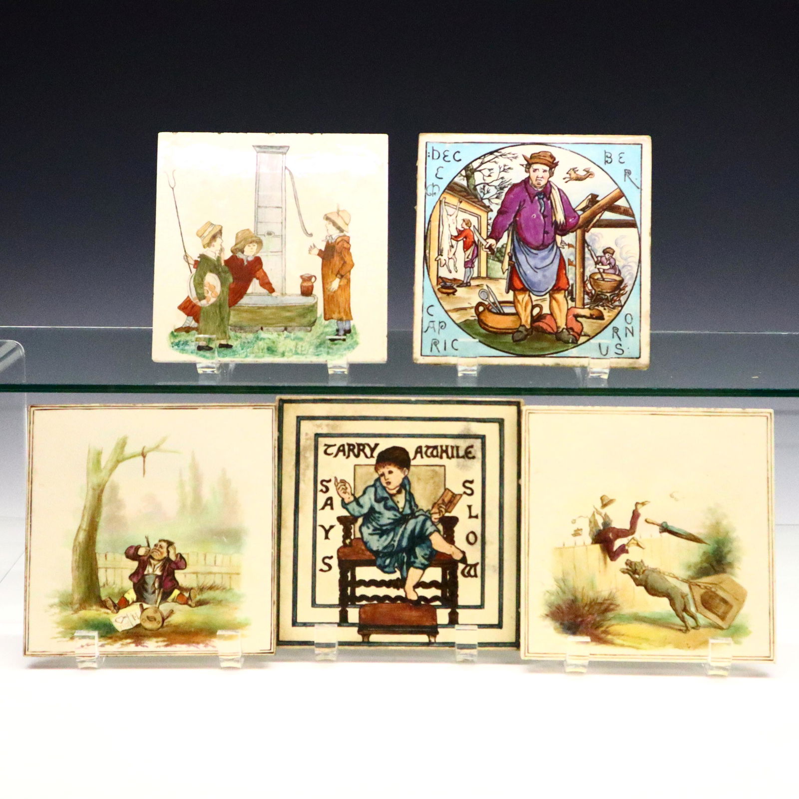 5 English Tiles (1 of 2)