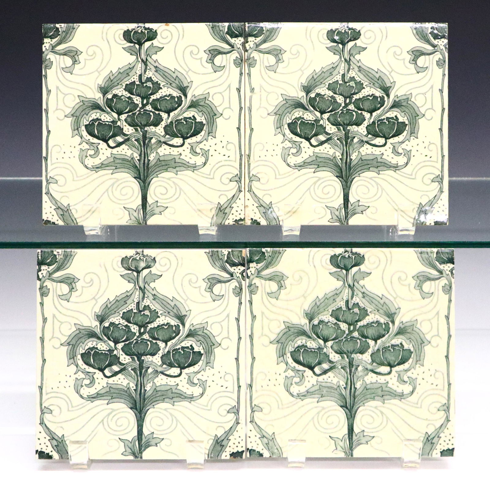 4 Minton Tiles (1 of 2)