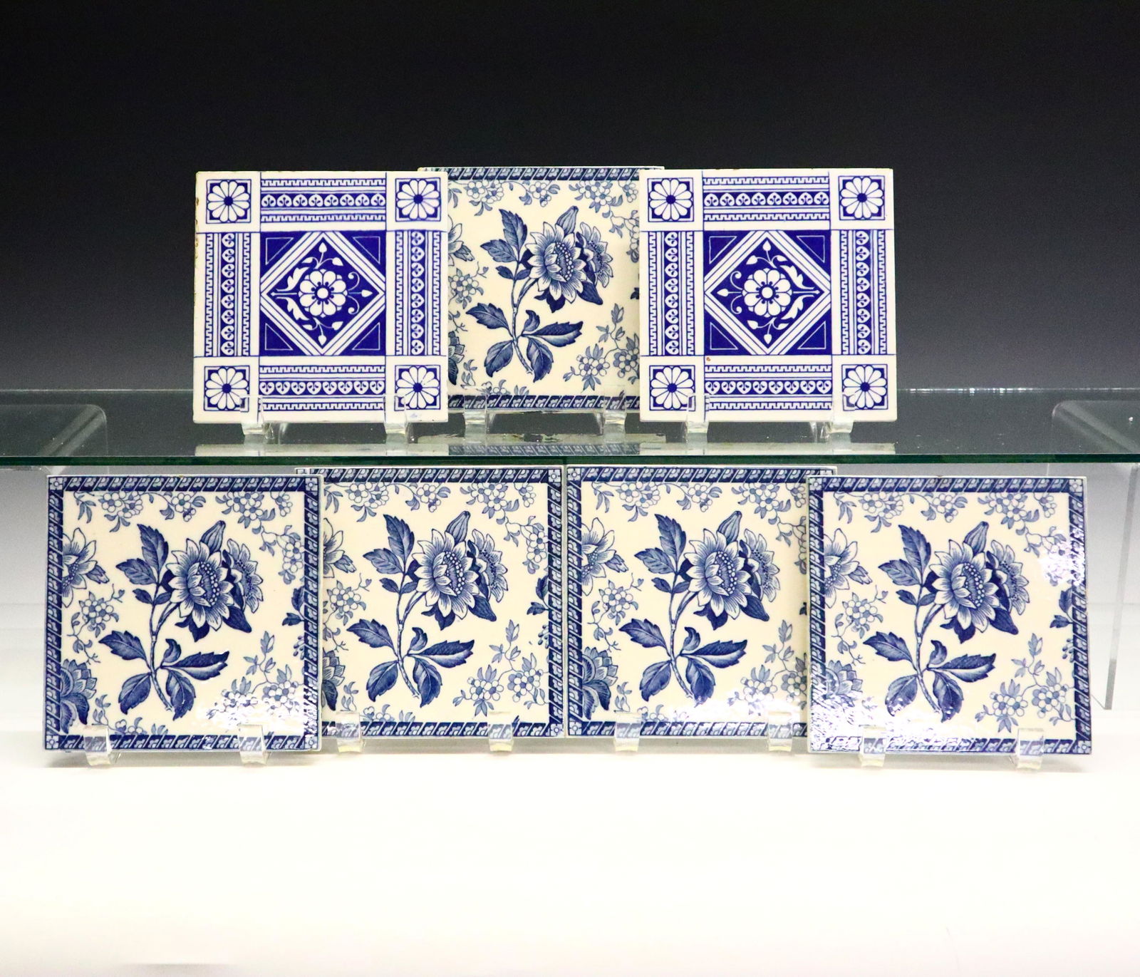 7 English Printed Tiles (1 of 2)