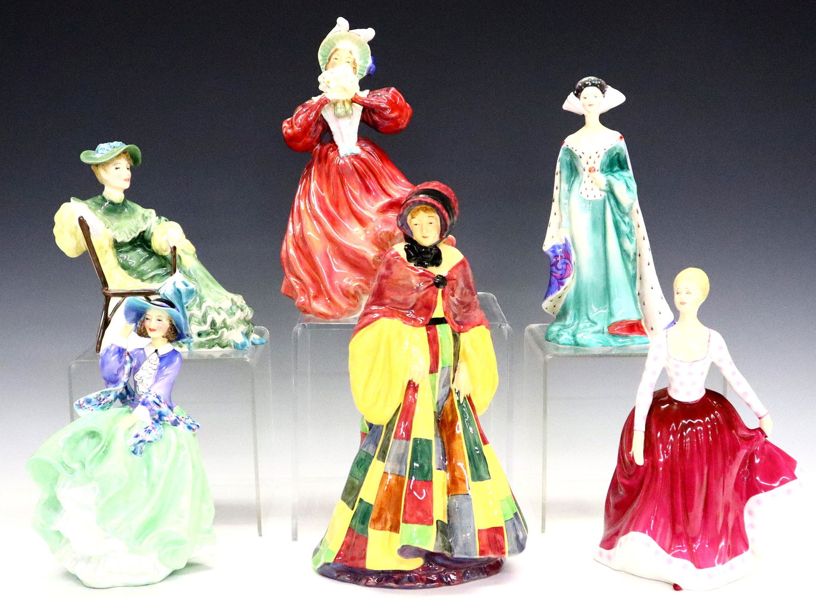 6 Royal Doulton Figures (1 of 4)