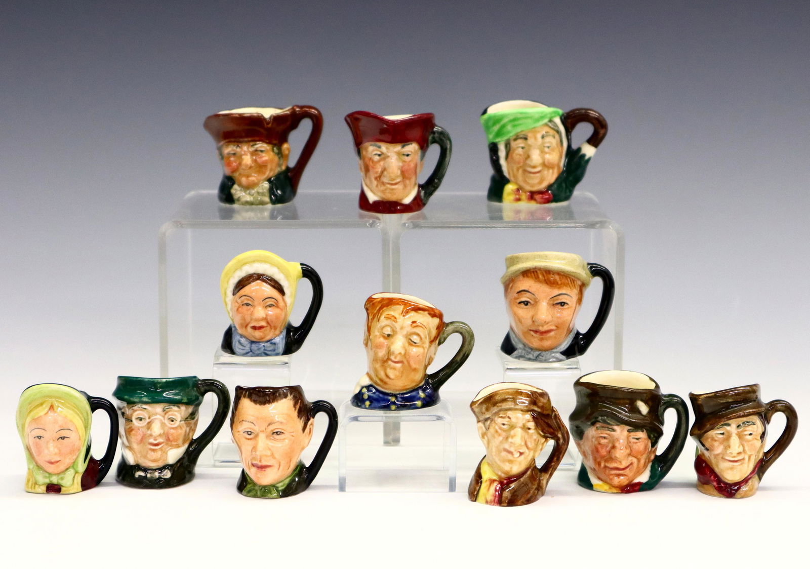 12 Royal Doulton Character Thimble Mugs (1 of 1)