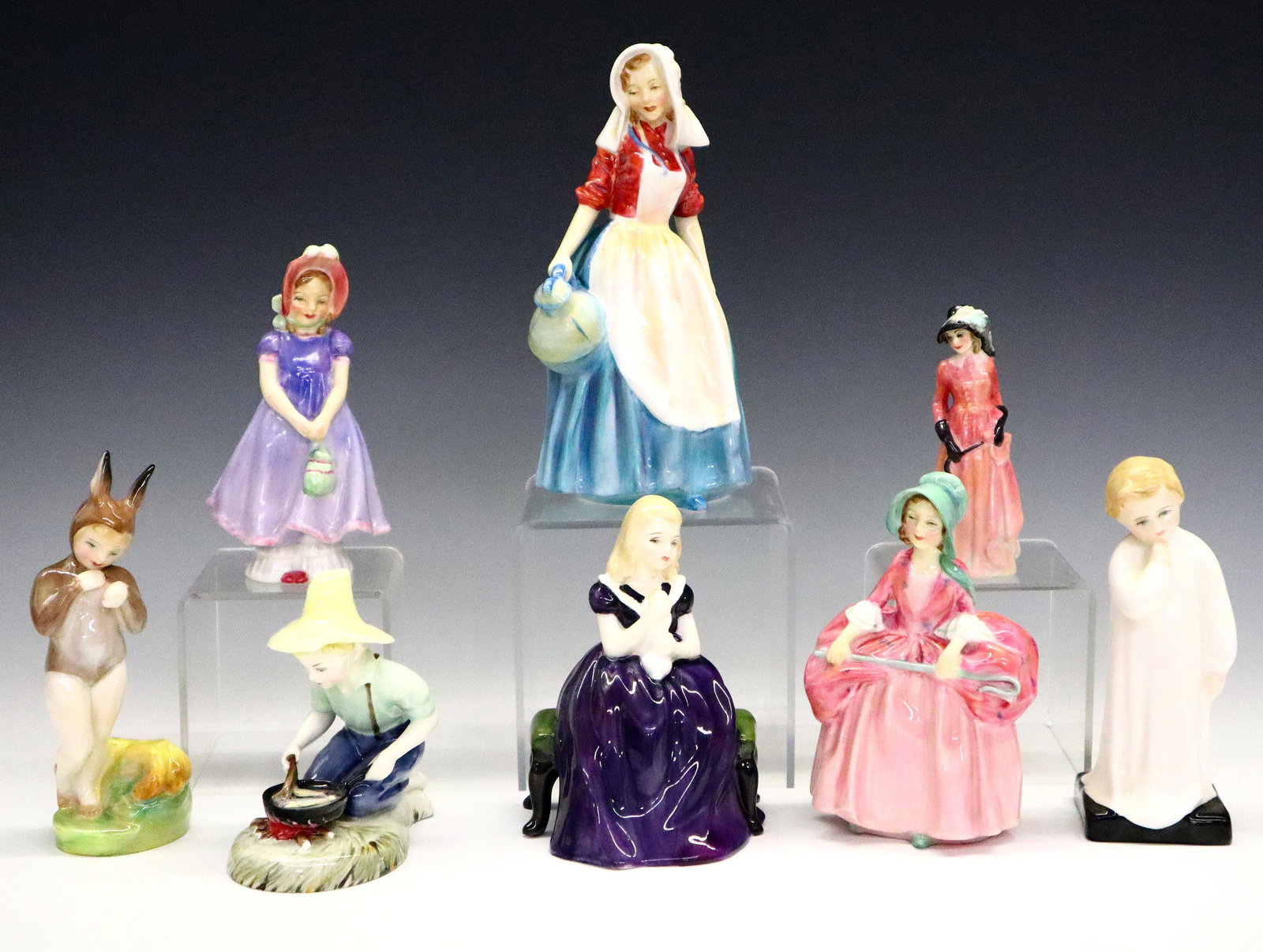 8 Royal Doulton Figures (1 of 5)
