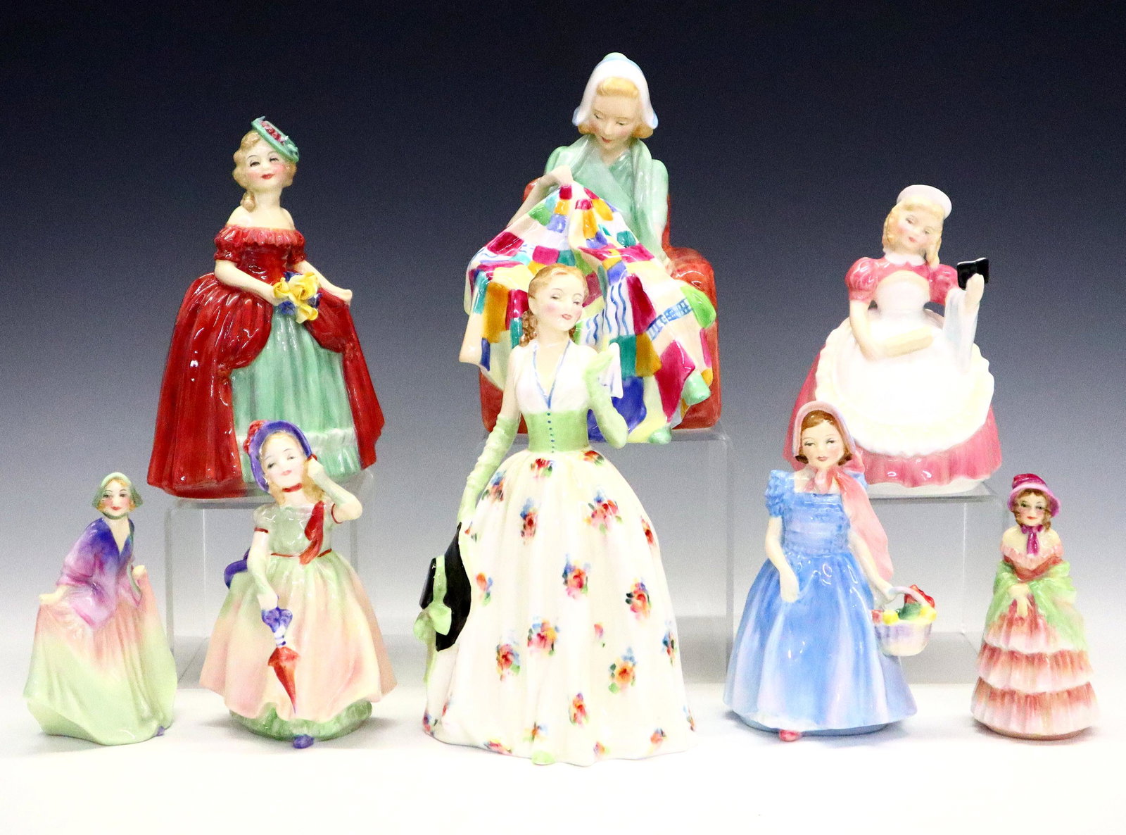 8 Royal Doulton Figures (1 of 5)