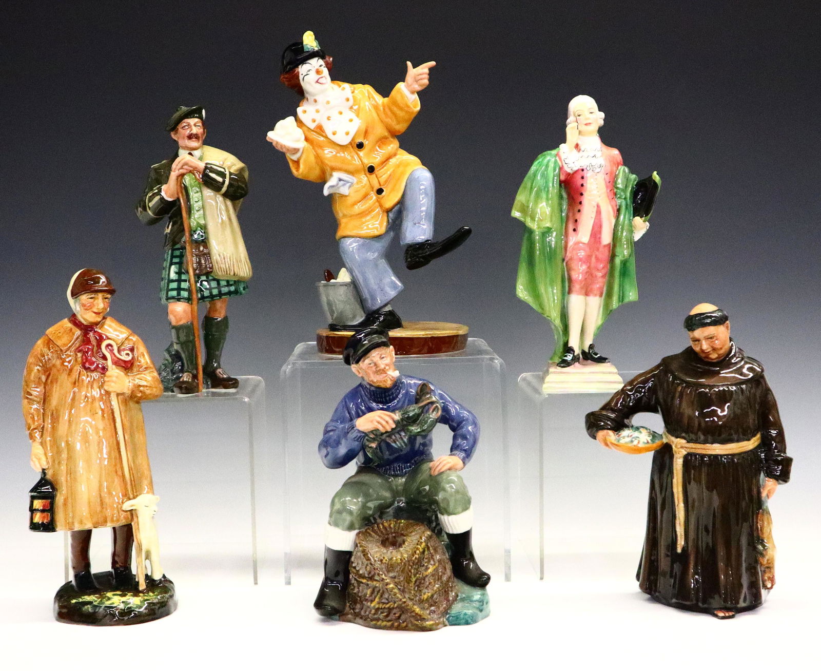 6 Royal Doulton Figures (1 of 4)