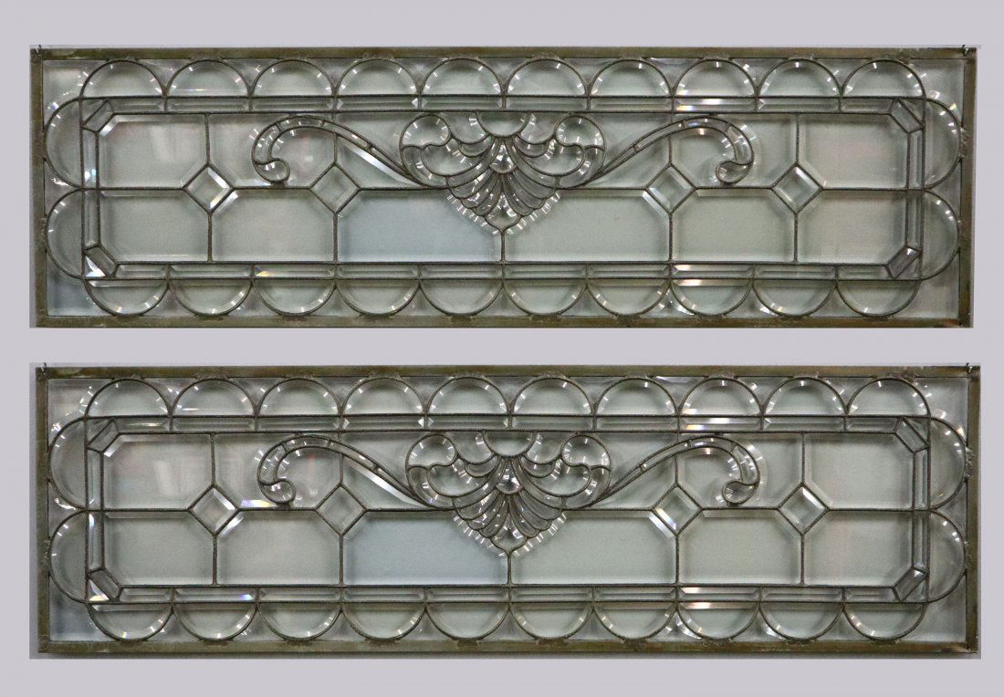 Two Beveled Glass Panels (1 of 4)