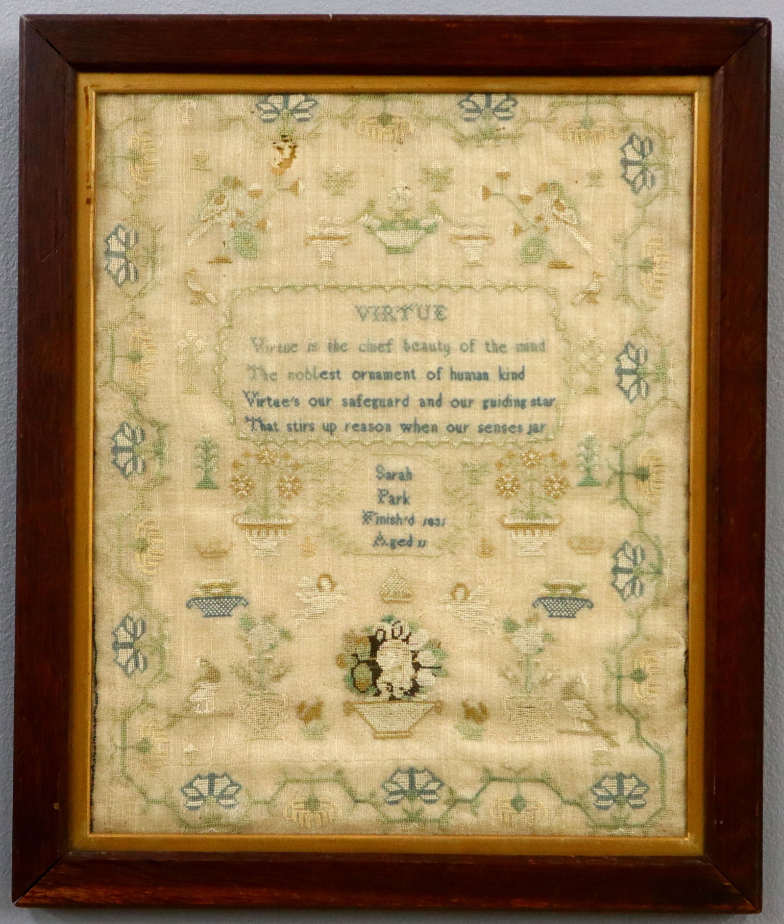 British Needlework Sampler (1 of 3)