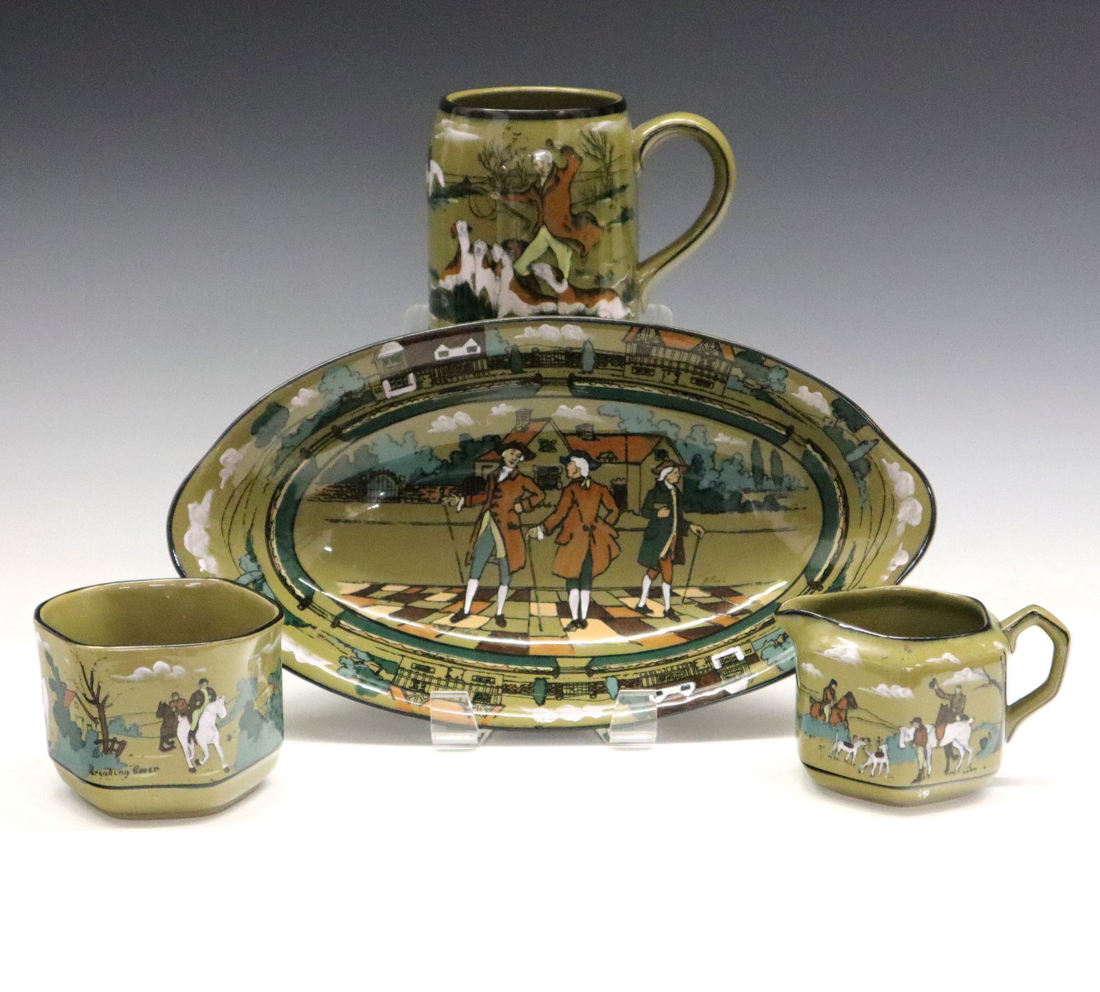 4 Pcs Deldare Ware by Buffalo Pottery (1 of 2)