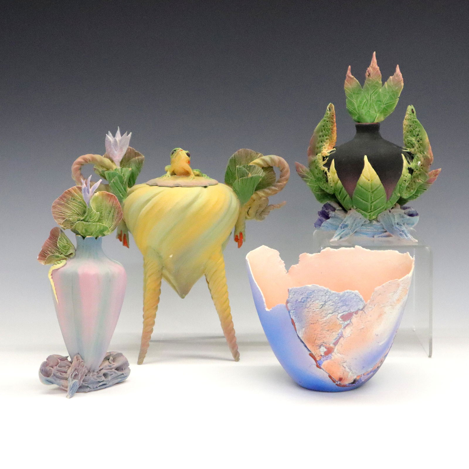 4 Art Pottery Vessels by Nancy Adams & Donna Getsinger (1 of 7)