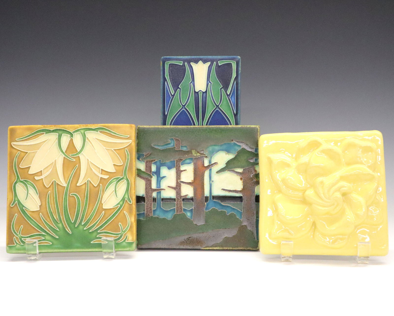 4 Art Tiles Including Motawi (1 of 2)