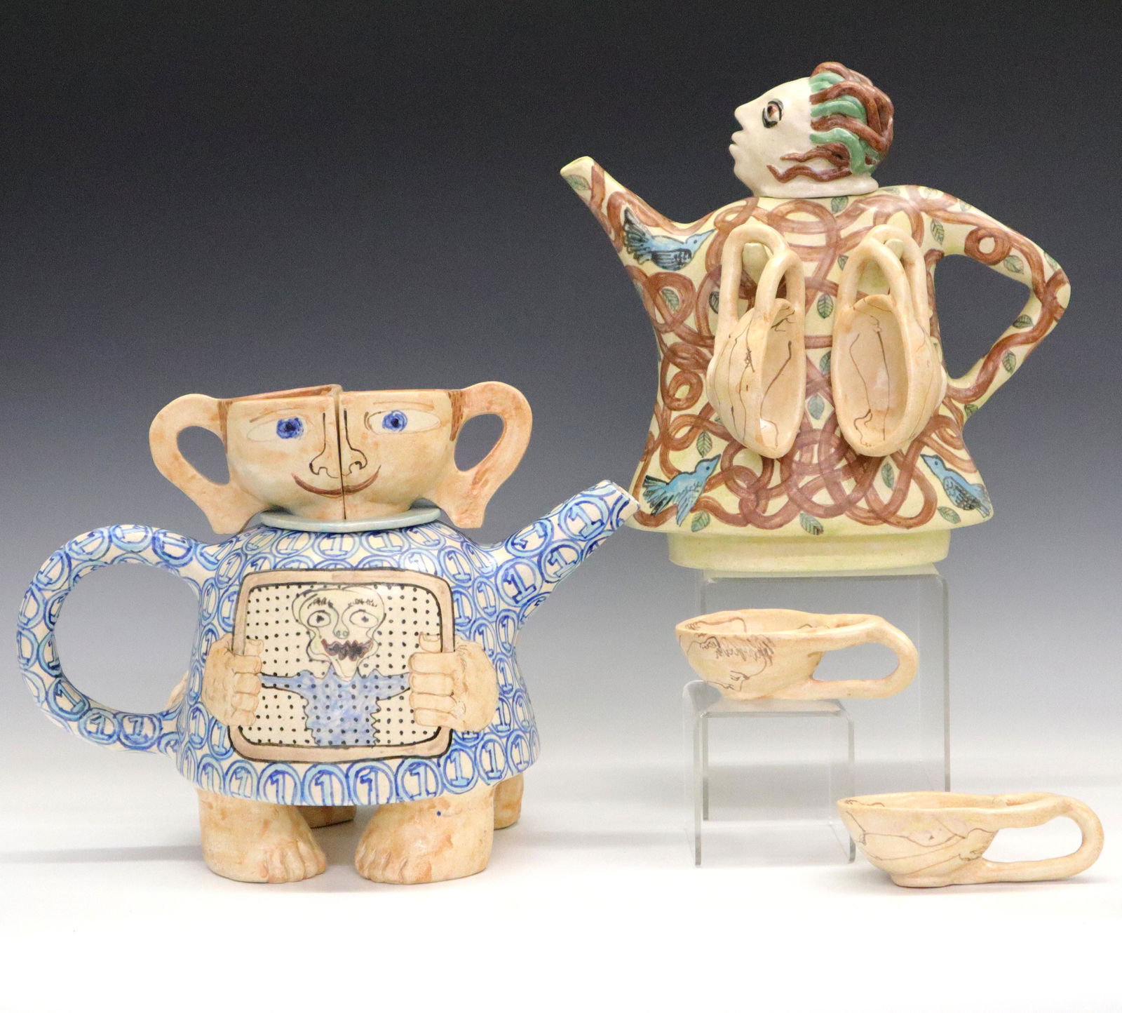 2 Marilyn Andrews Teapots (1 of 3)