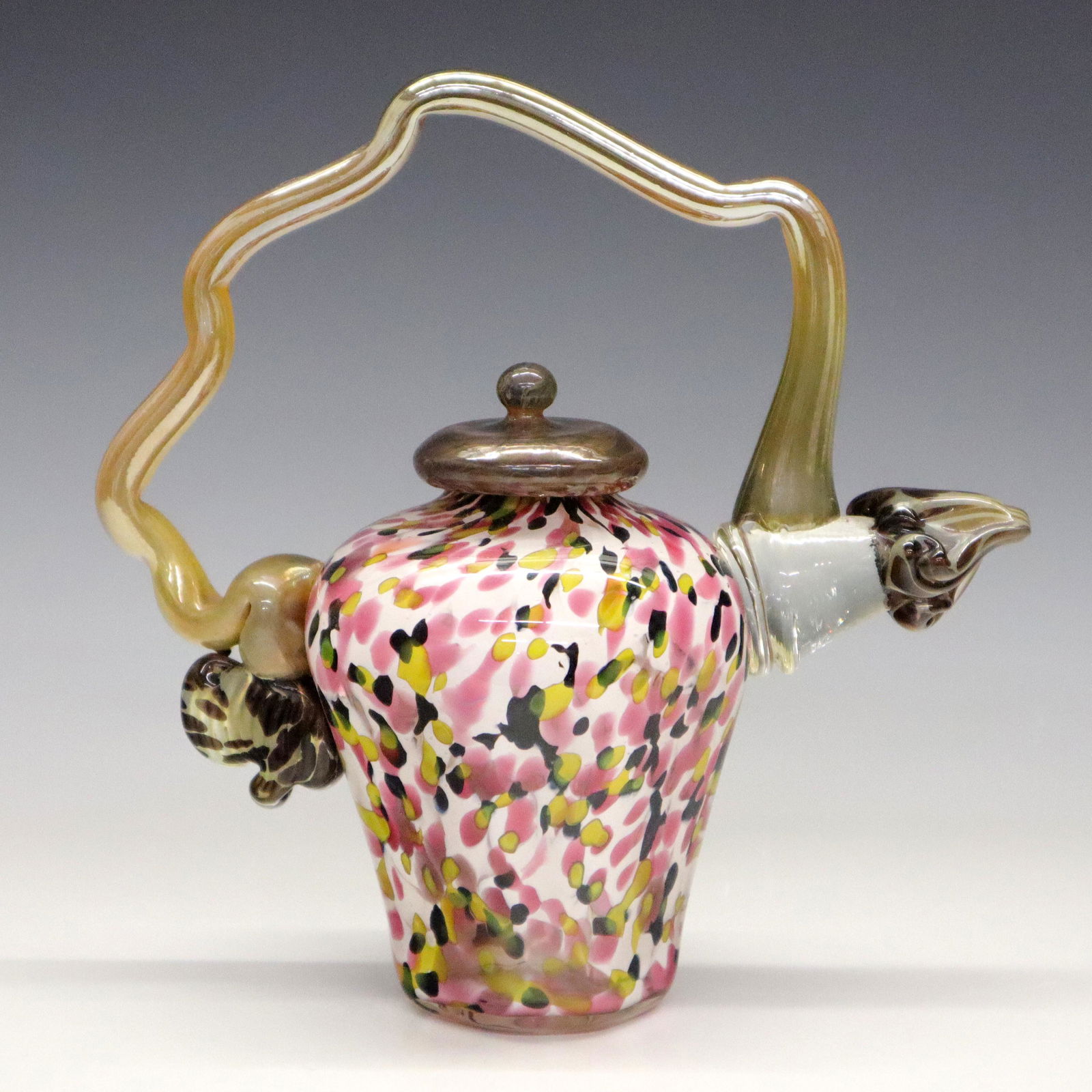 Paul Counts Teapot Art Glass (1 of 2)