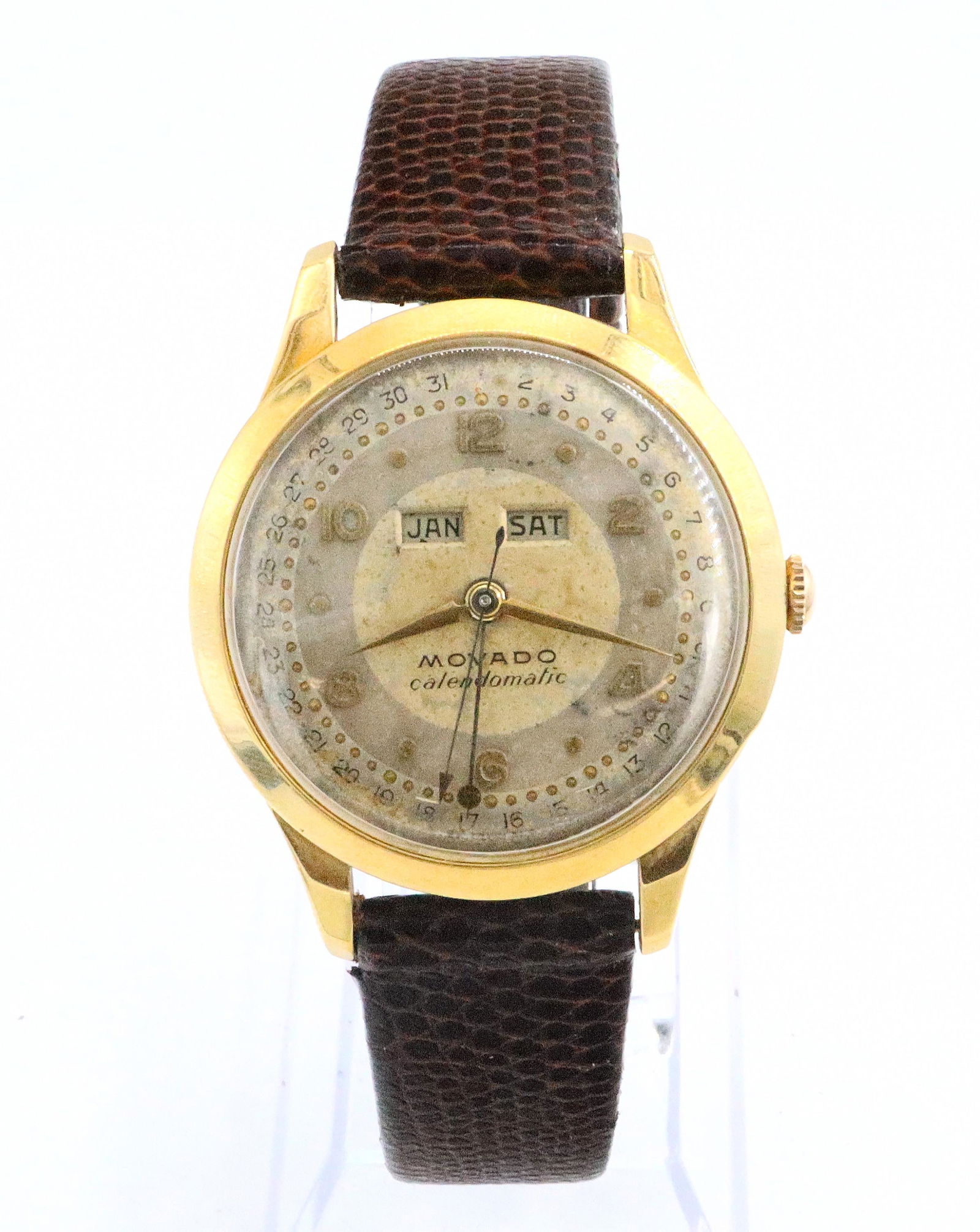 18k Movado Calendomatic Wristwatch (1 of 5)