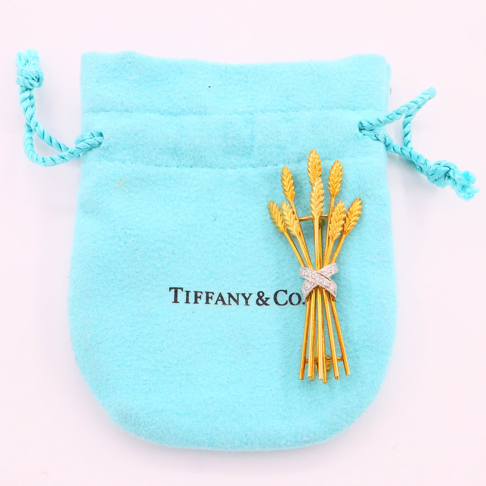 18k Gold and Diamond Tiffany & Co.  Brooch (1 of 3)