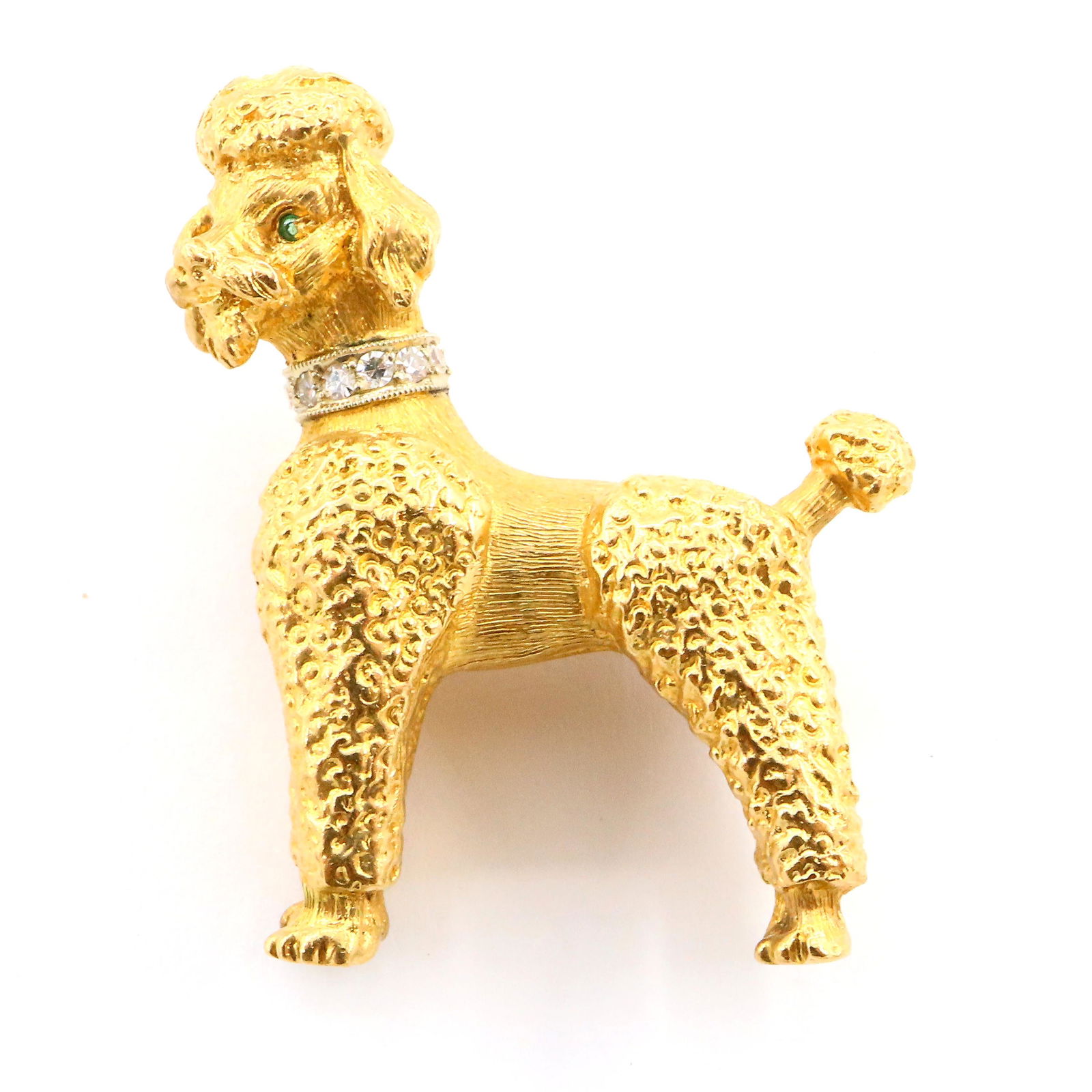 14k Gold Poodle Pin (1 of 3)