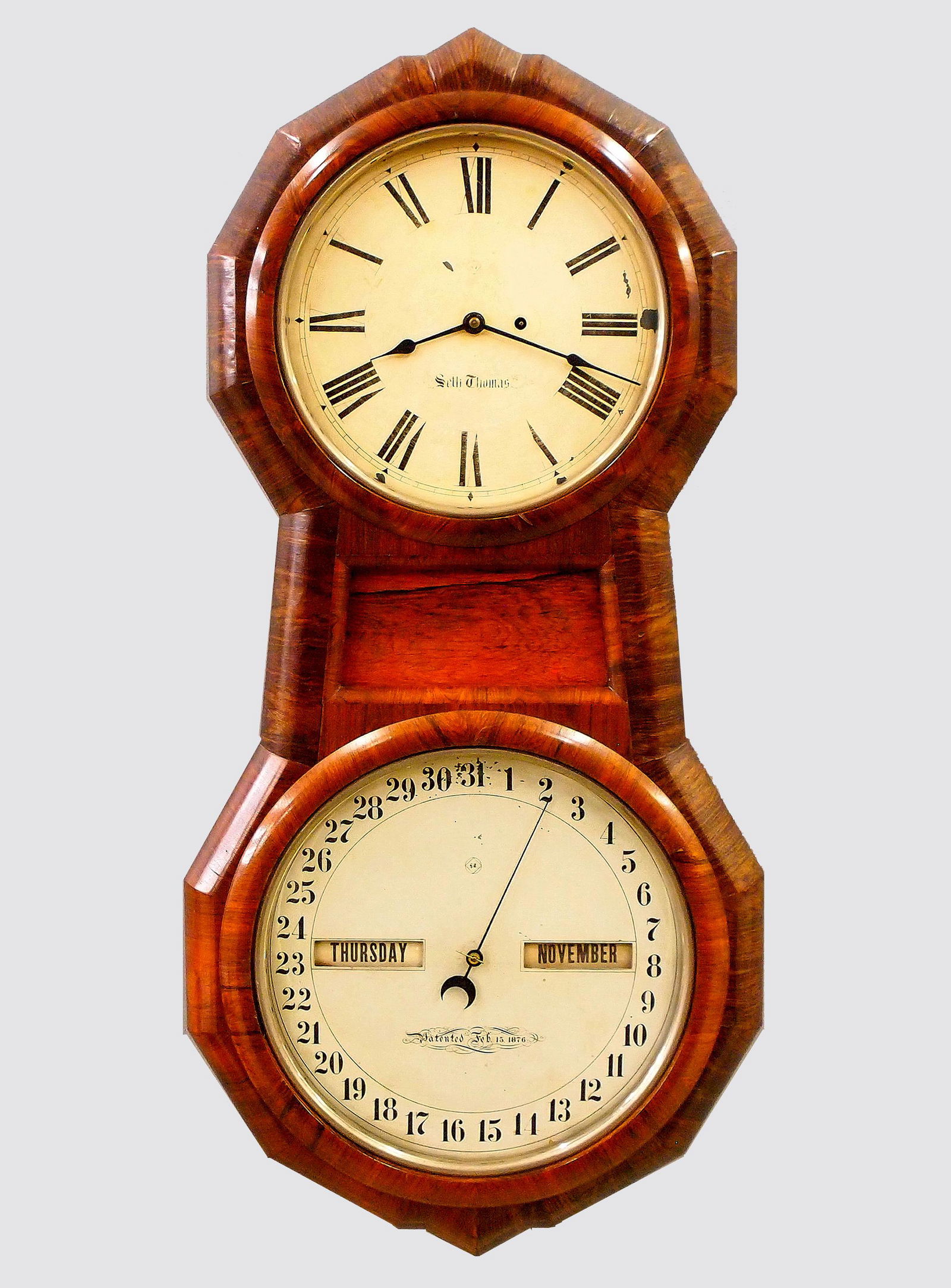 Seth Thomas Office Calendar No. 1 Wall Clock (1 of 5)