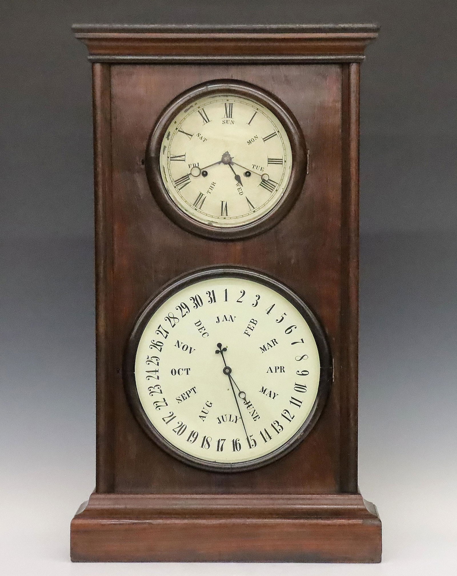 L.F. & W.W. Carter Calendar No. 8 Shelf Clock (1 of 6)