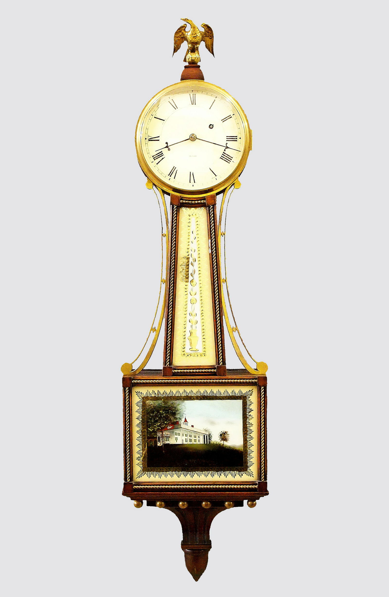 Waltham Presentation Banjo Clock (1 of 8)