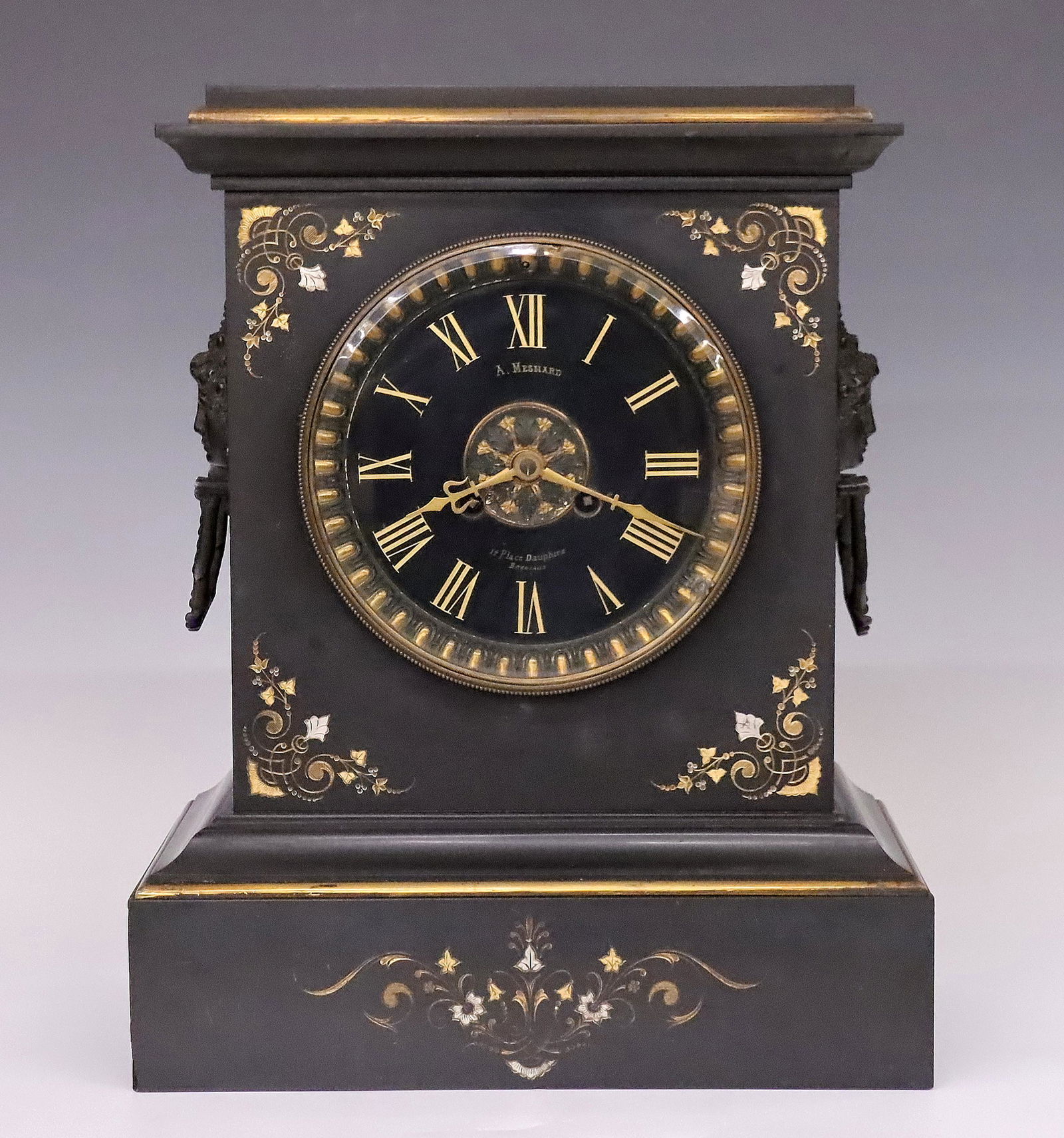 S. Marti Slate Mantel Clock (1 of 6)