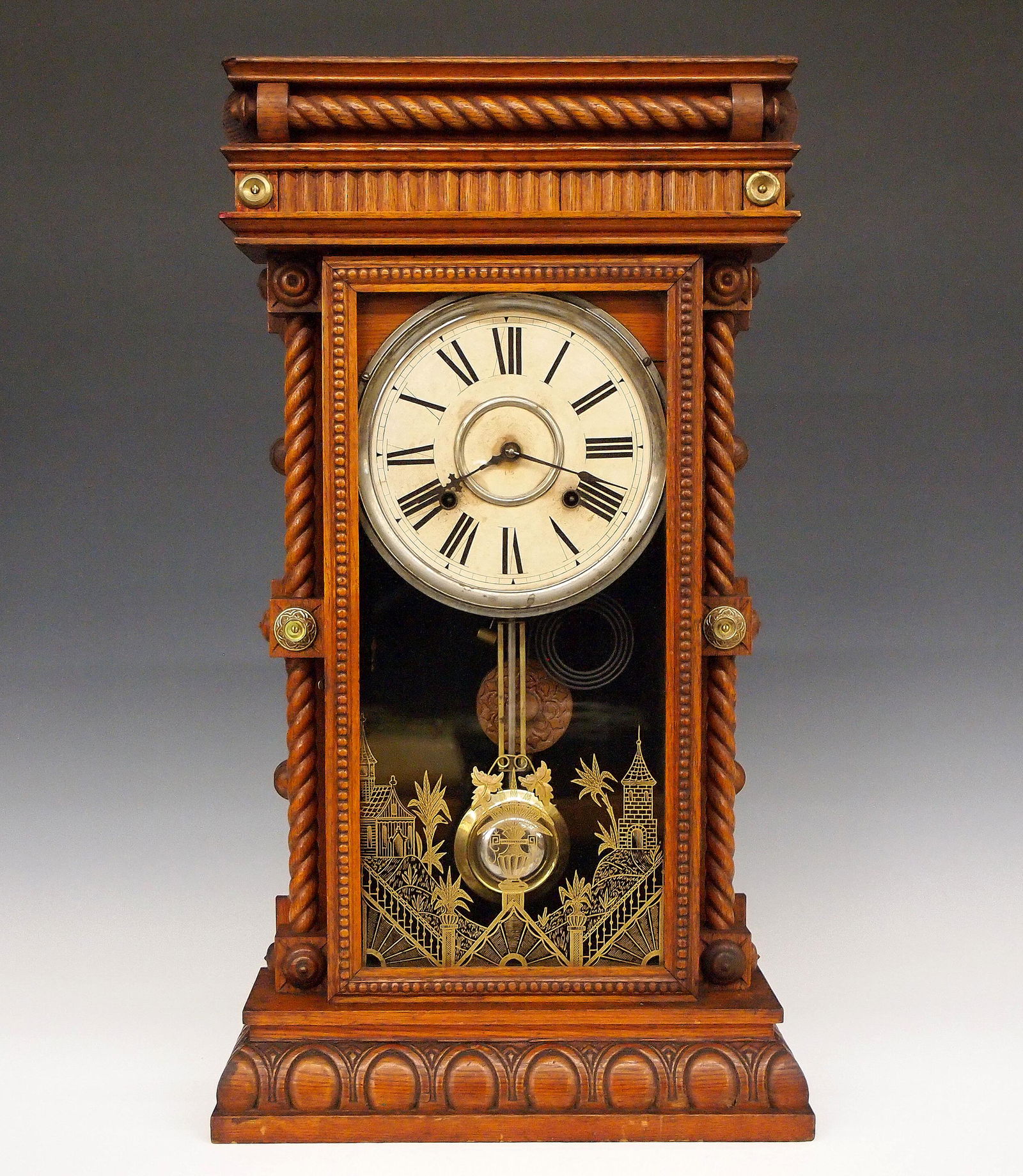 Gilbert Long Branch Shelf Clock (1 of 5)