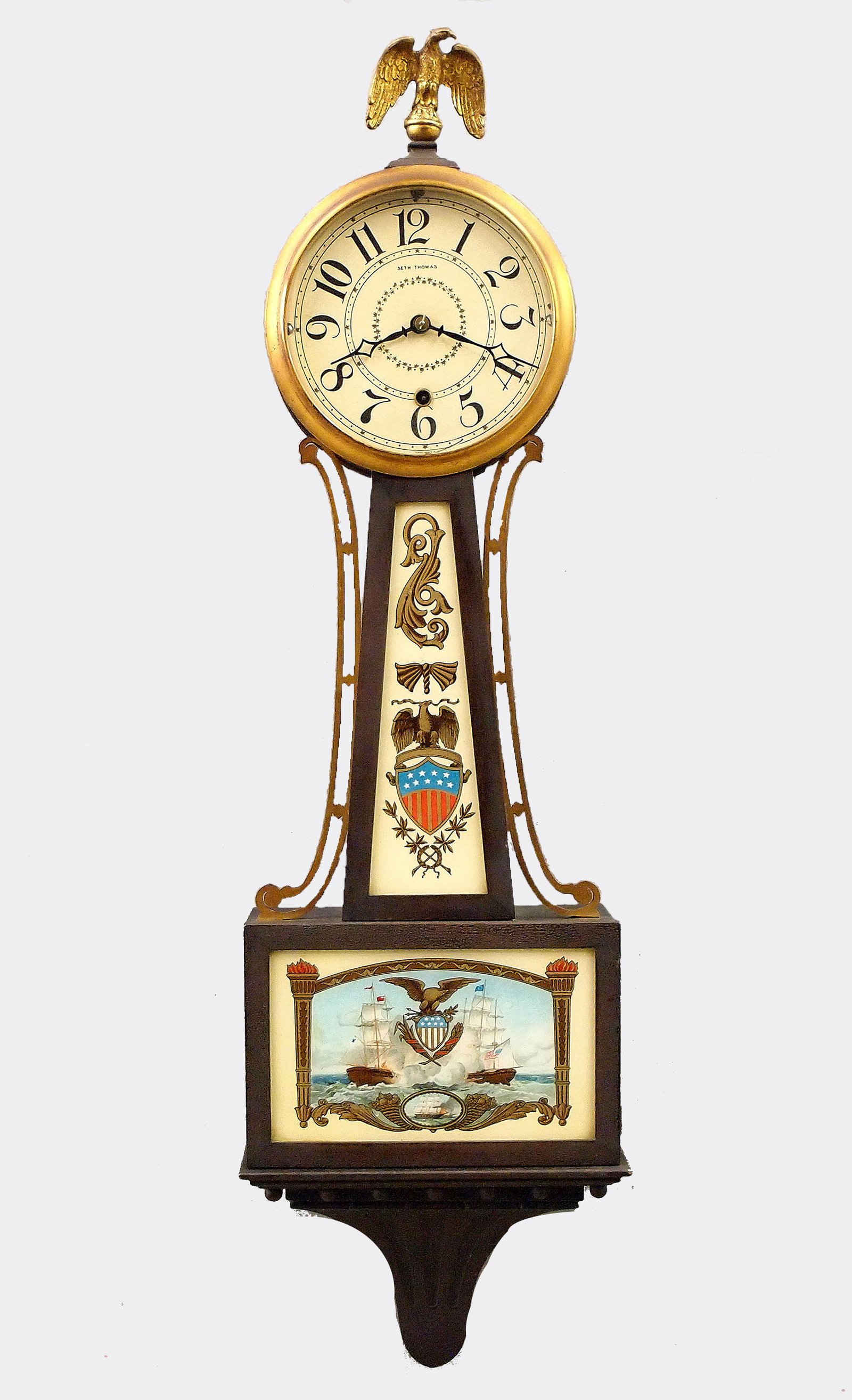 Seth Thomas Banjo No. 1 Wall Clock (1 of 4)